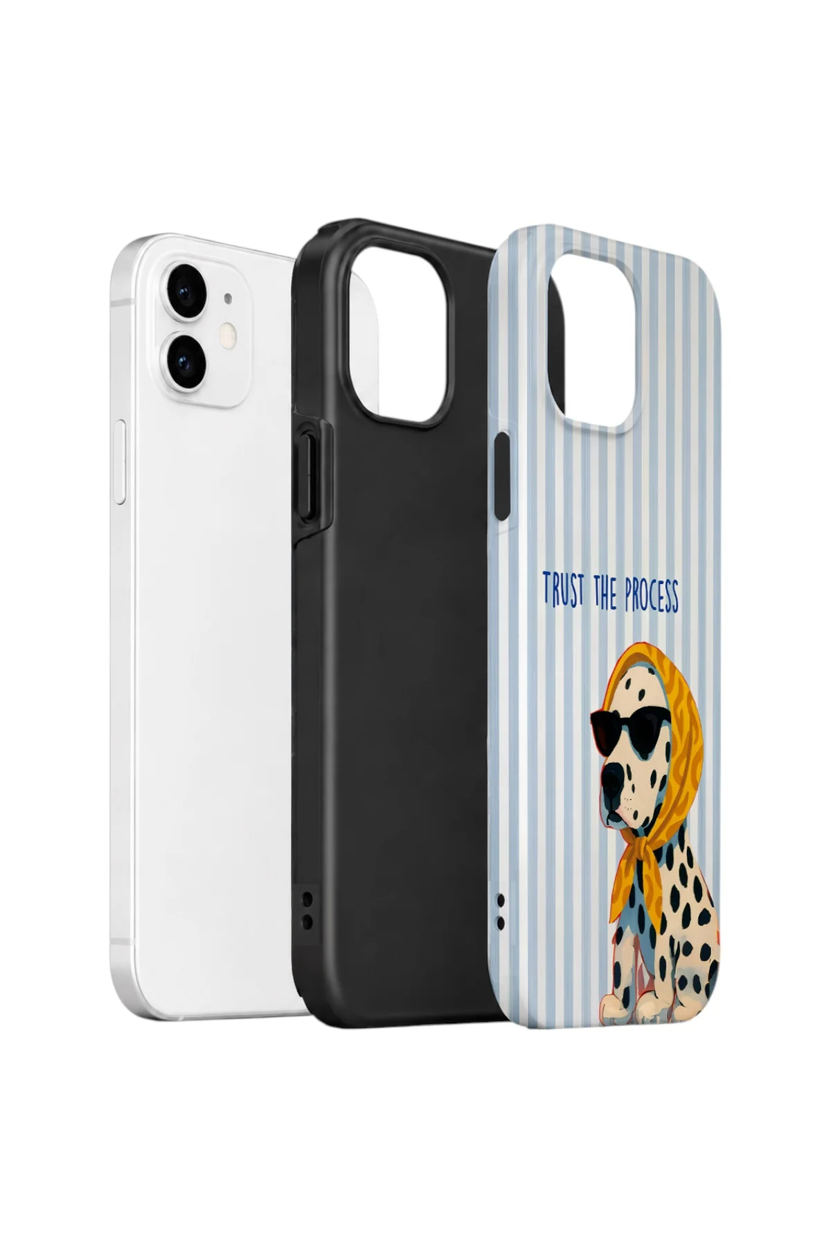 iPhone 12 Vorian Yough Kılıf Trust The Process Dalmatian