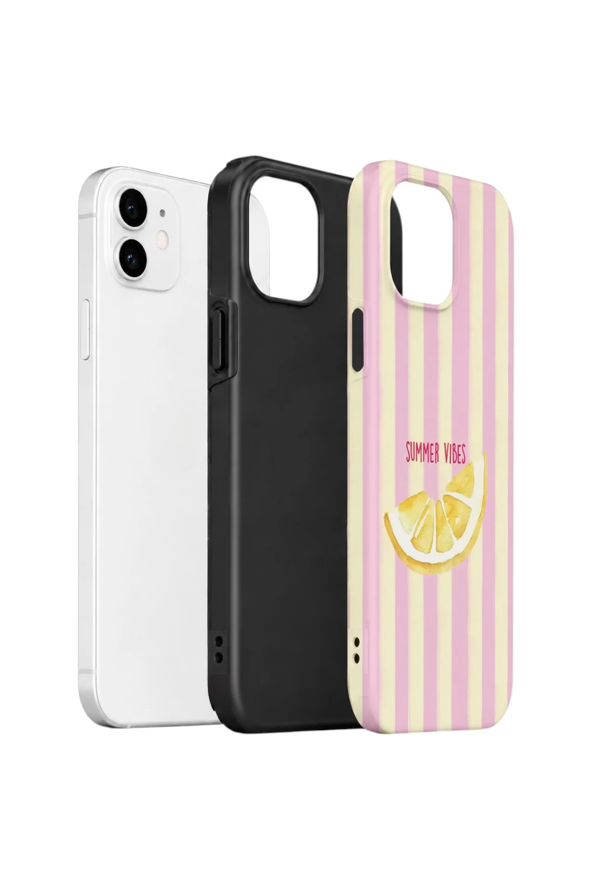 iPhone 12 Vorian Yough Kılıf Summer Vibes Lemon