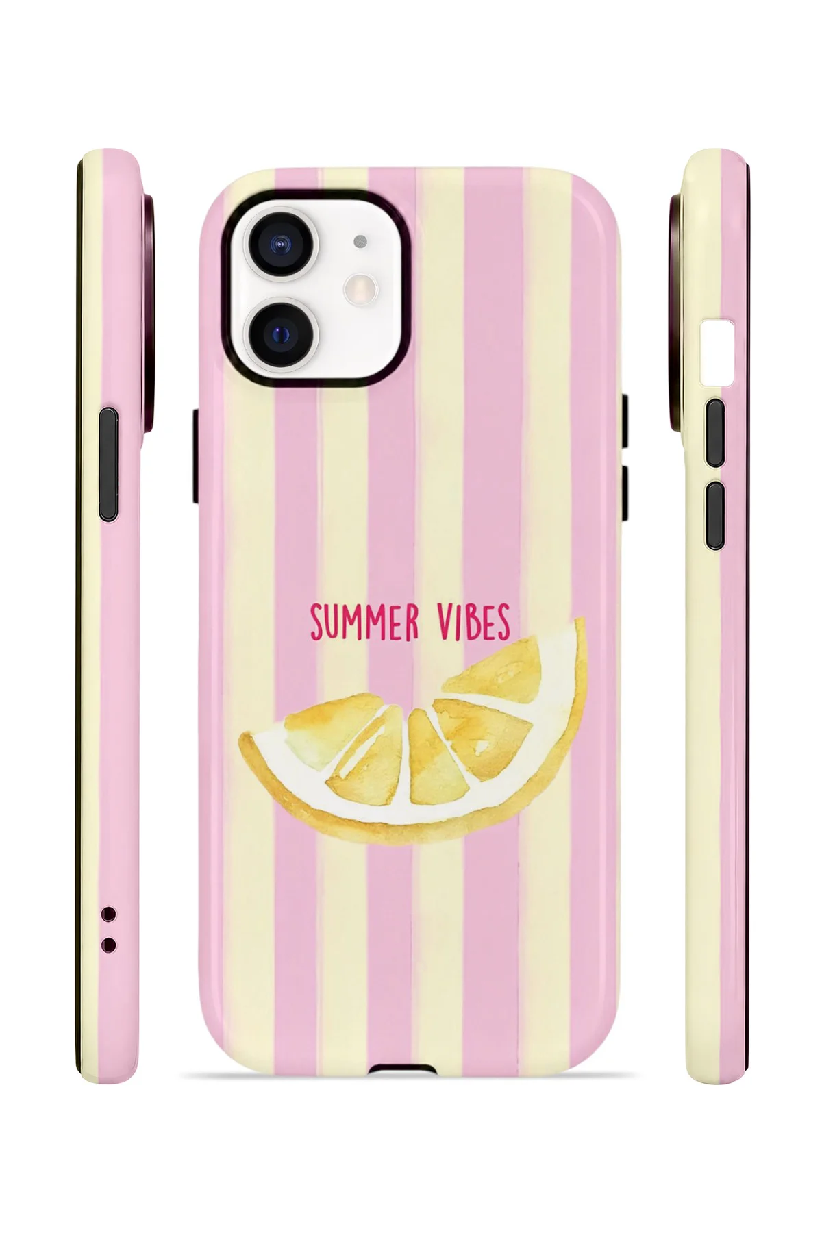 iPhone 12 Vorian Yough Kılıf Summer Vibes Lemon