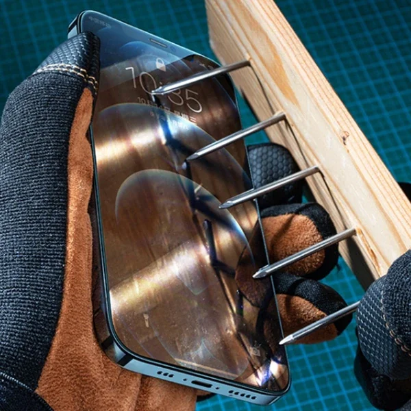 iPhone 12/12 Pro 6.1” Kırılmaz Cam Ekran Koruyucu 2’li Paket – Takma Aparatı Hediye