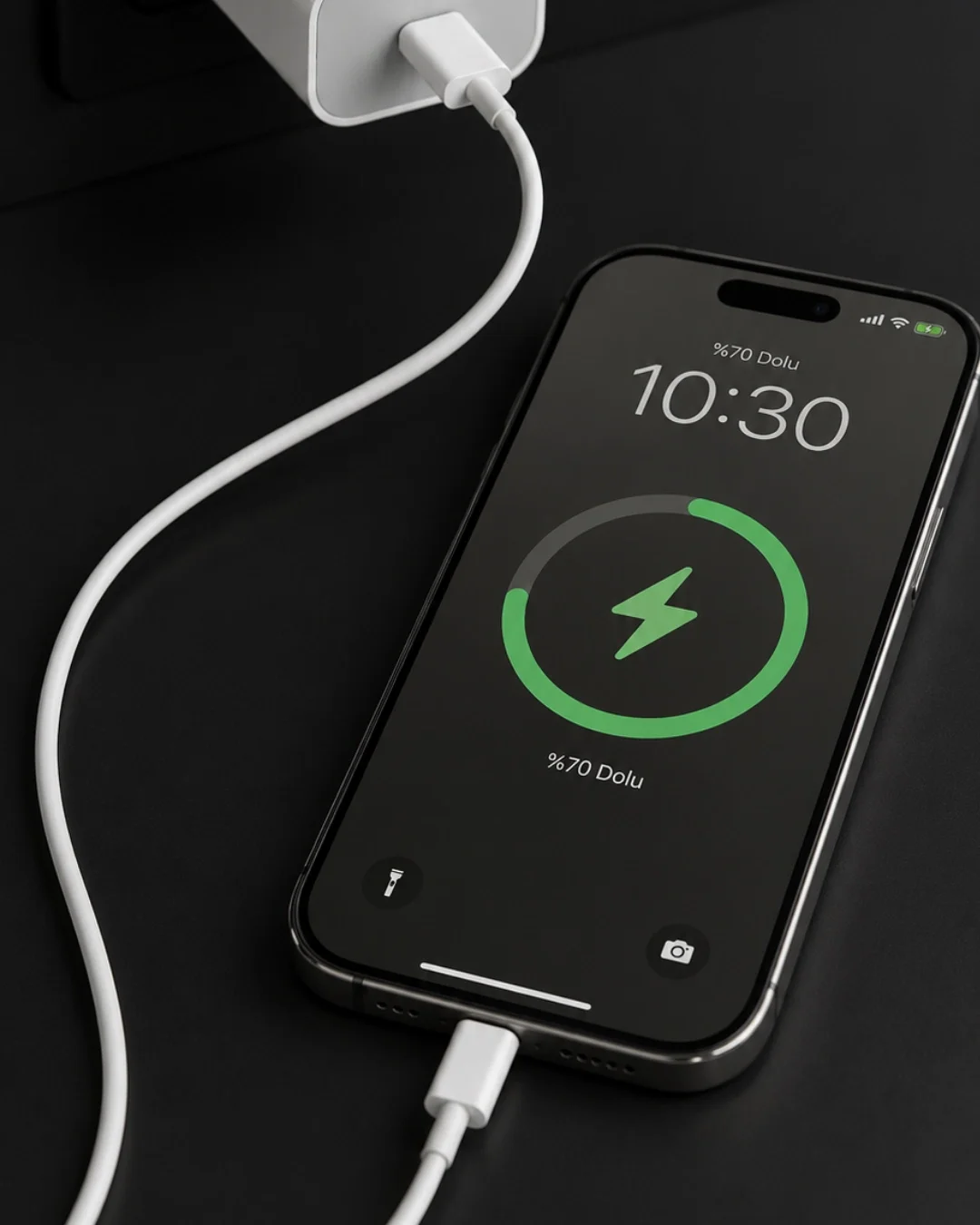 iPhone 13 12 11 XR XS X SE 2022 2020 20W Lightning Şarj Cihazı