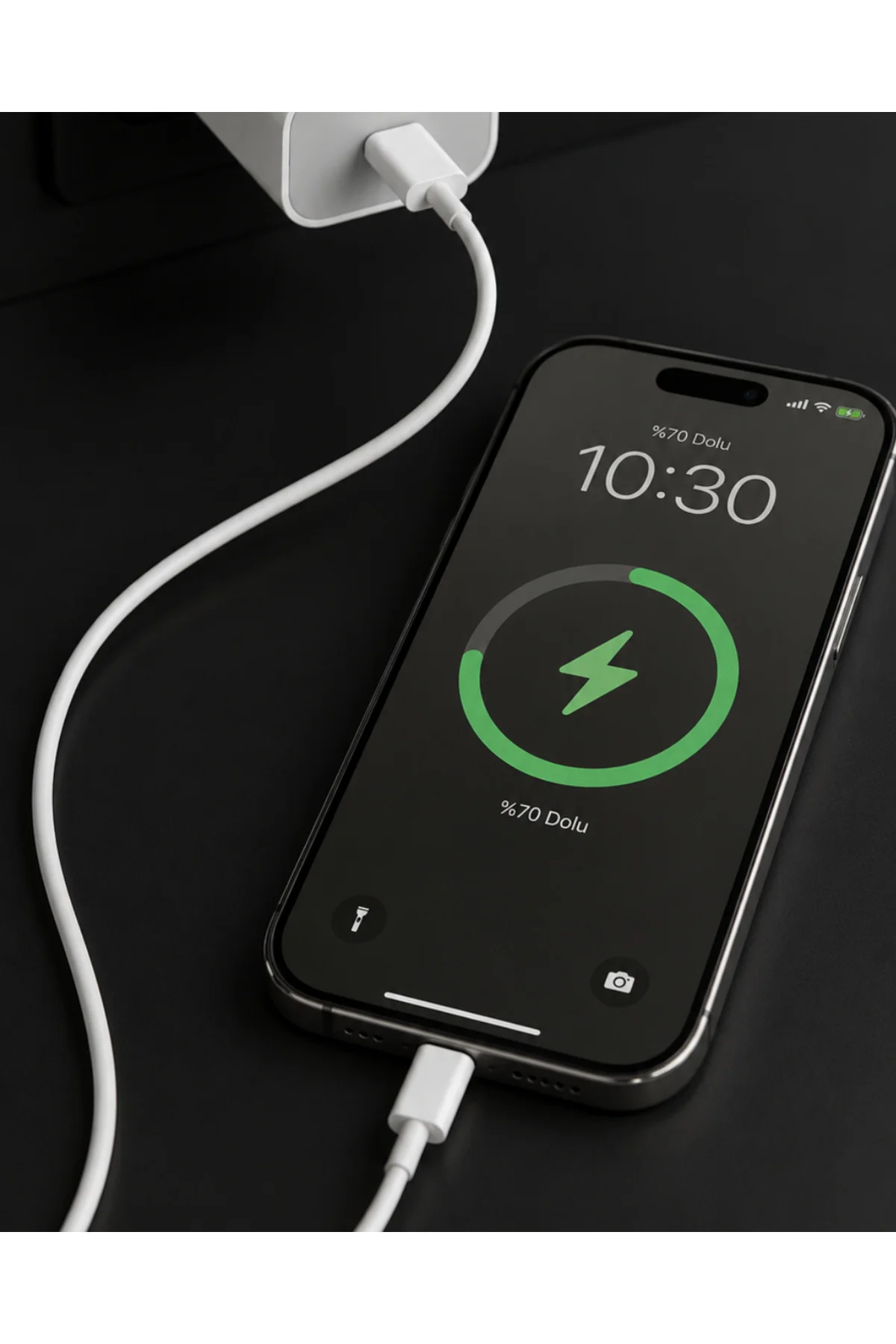 iPhone 13 12 11 XR XS X SE 2022 2020 20W Lightning Şarj Cihazı