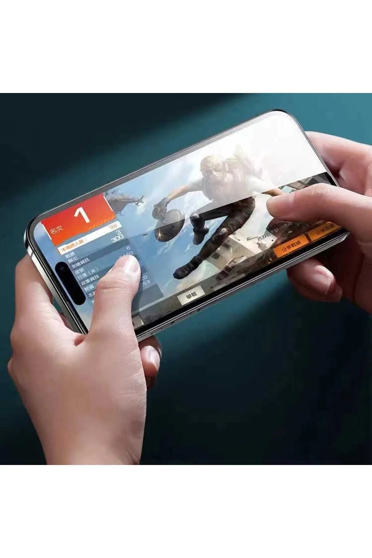 İphone 13 - 13 Pro - 14 Uyumlu Mat Tam Kaplayan Nano Teknoloji Es
