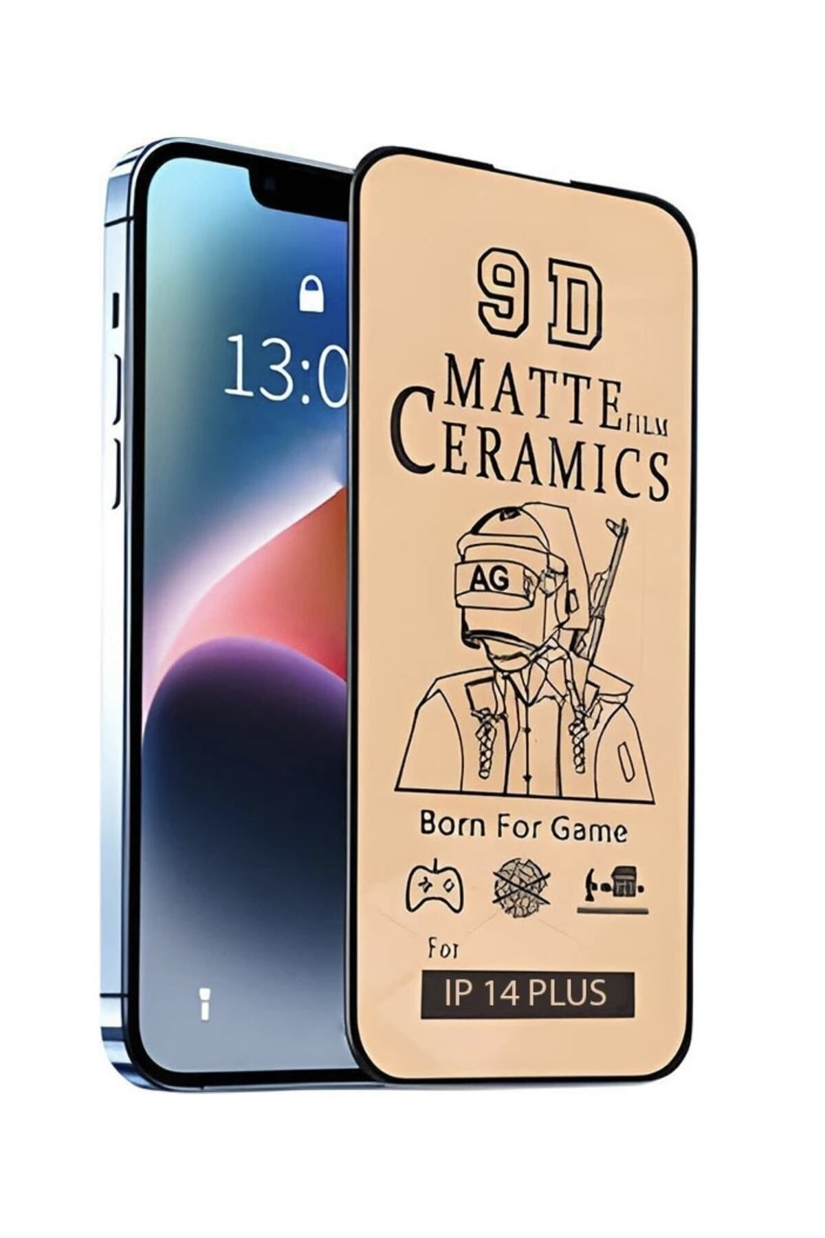 İphone 13 - 13 Pro - 14 Uyumlu Mat Tam Kaplayan Nano Teknoloji Es