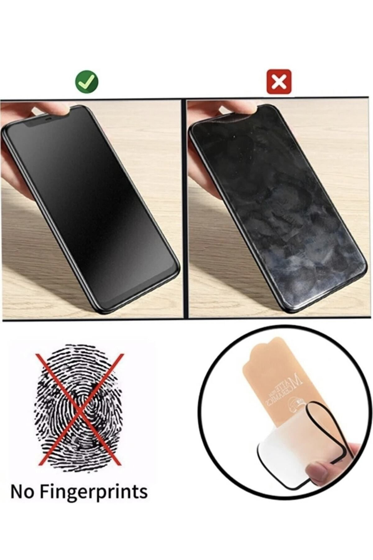 İphone 13 - 13 Pro - 14 Uyumlu Mat Tam Kaplayan Nano Teknoloji Es
