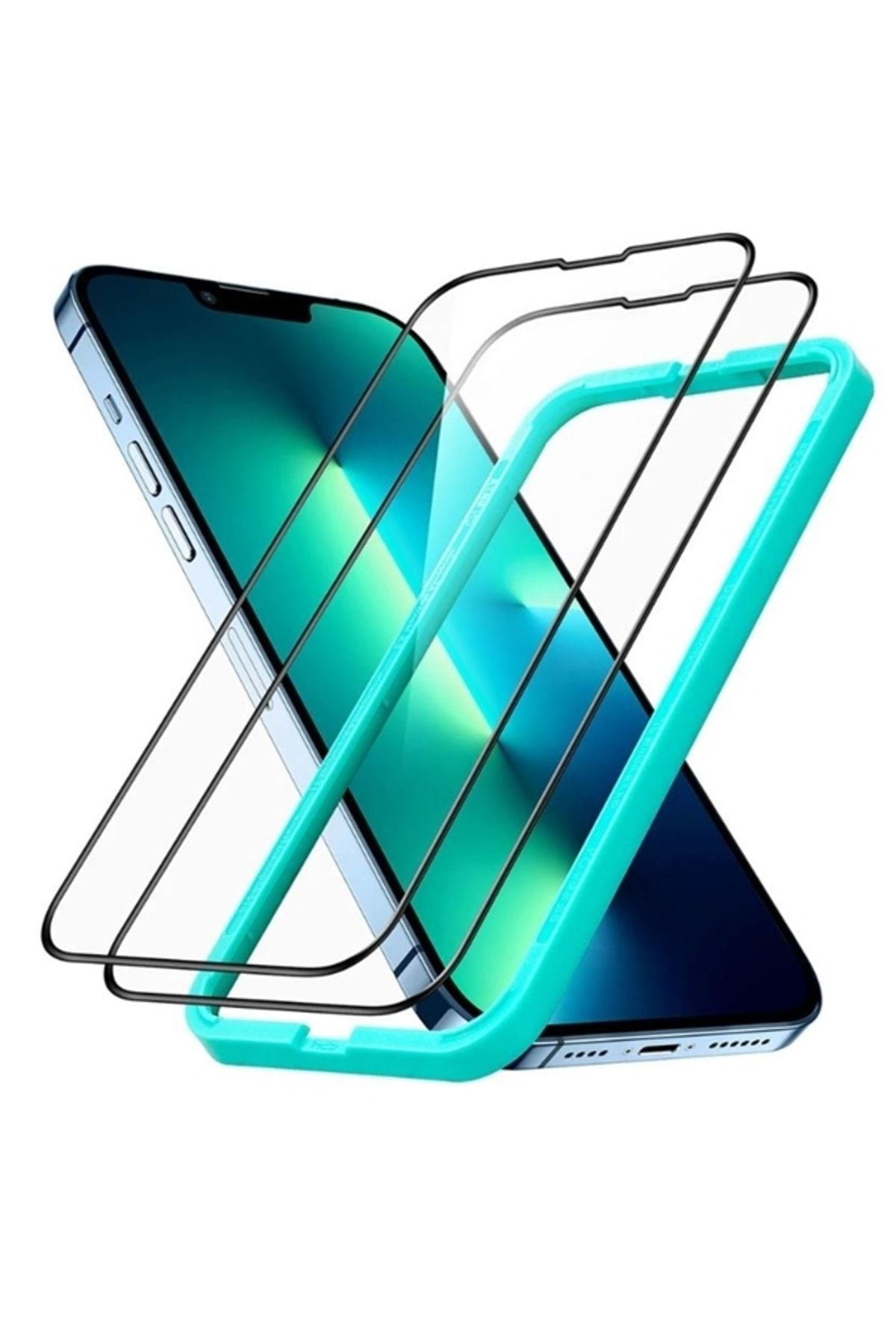 Iphone 13 / 13 Pro / 14 Uyumlu Tam Kaplayan Ekran Koruyucu - Nano