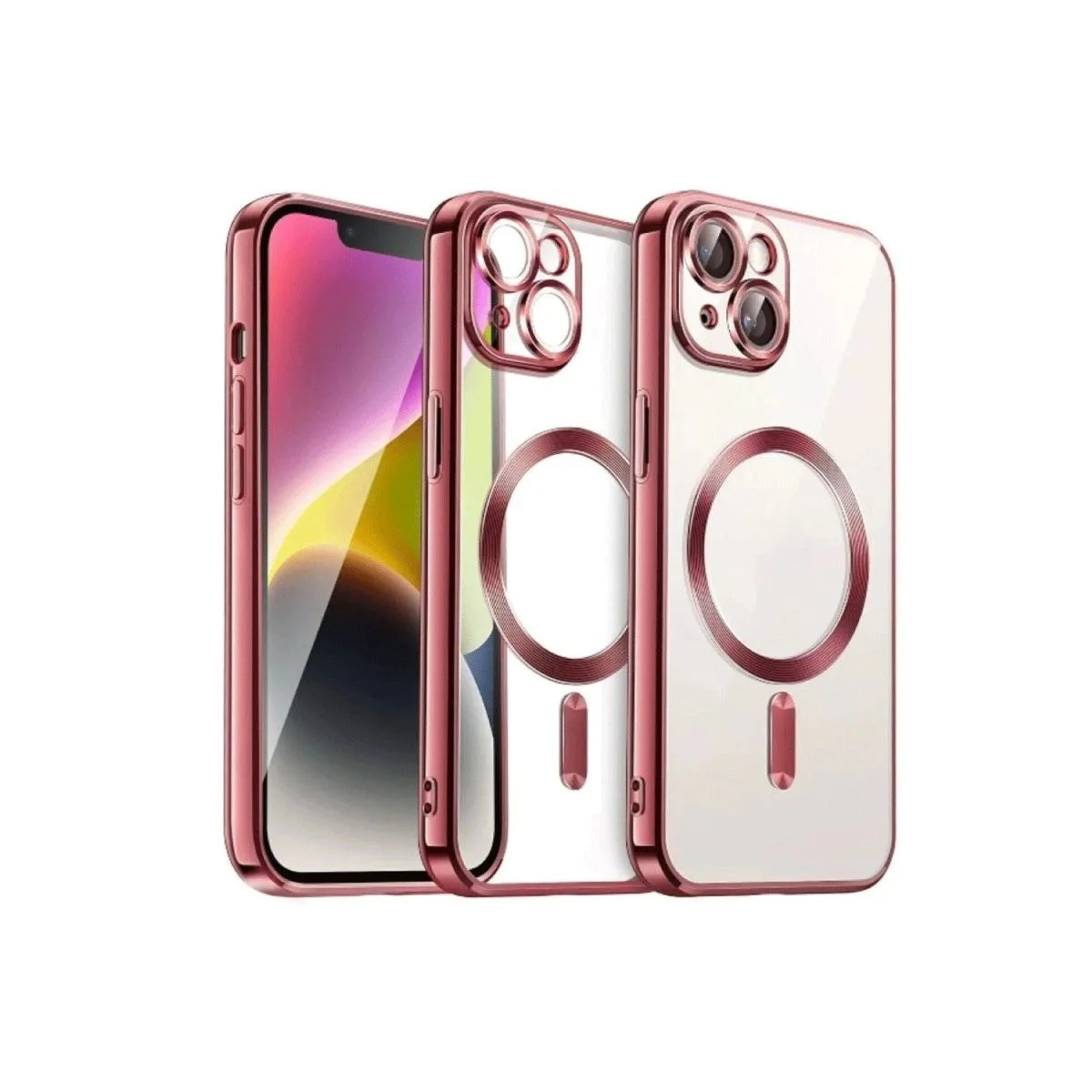 iPhone 13 ile Uyumlu Magneticsafe Şeffaf Kılıf - Kırmızı Fiyatı, Yorumları ve Özellikleri