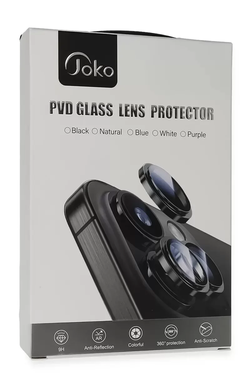iPhone 13 ile Uyumlu PVD Metal Kamera Lens Koruyucu - Natural Grey