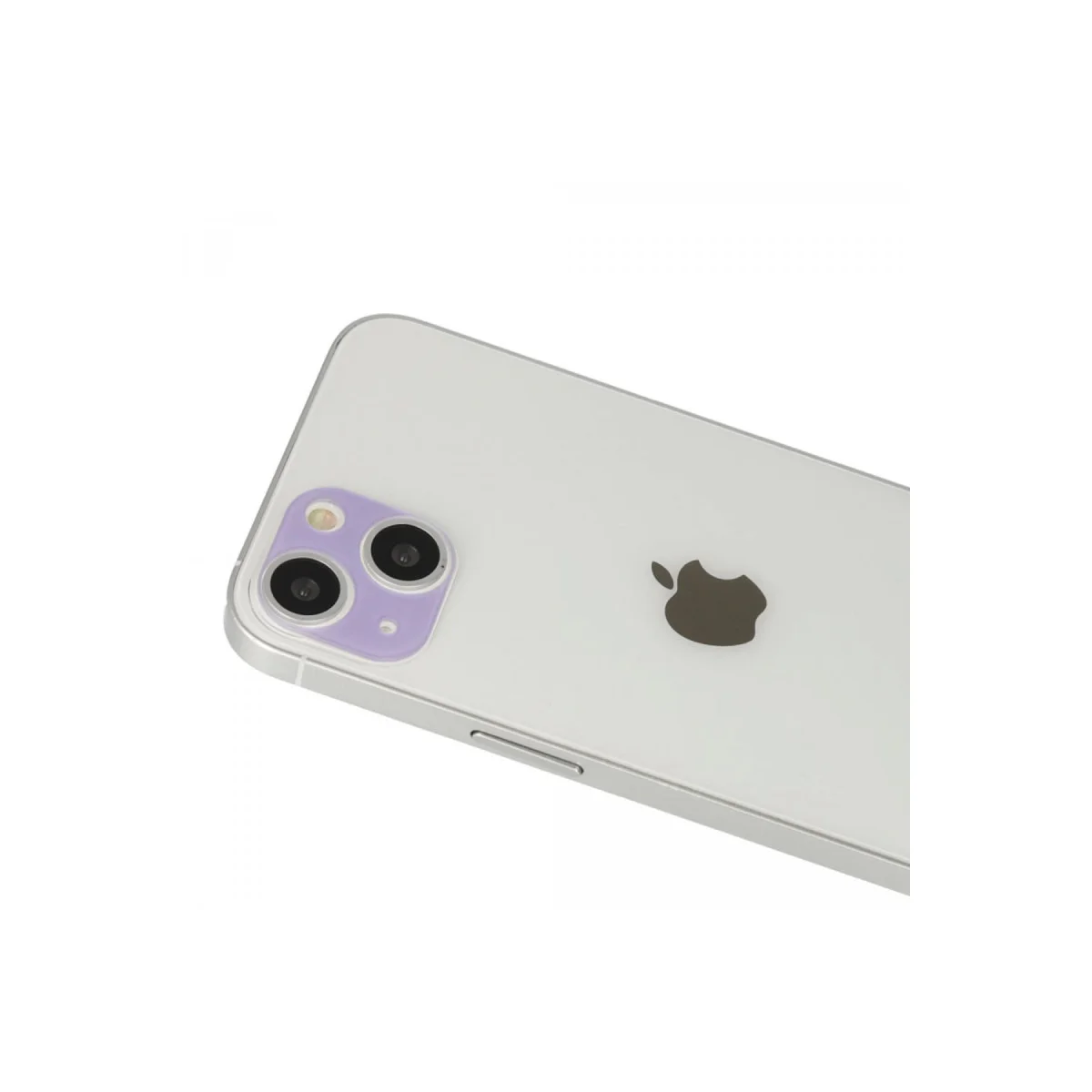 iPhone 13 Kamera Lens Koruma Camı Mor Rainbow - Çizilmelere Karşı Güçlü Kalkan