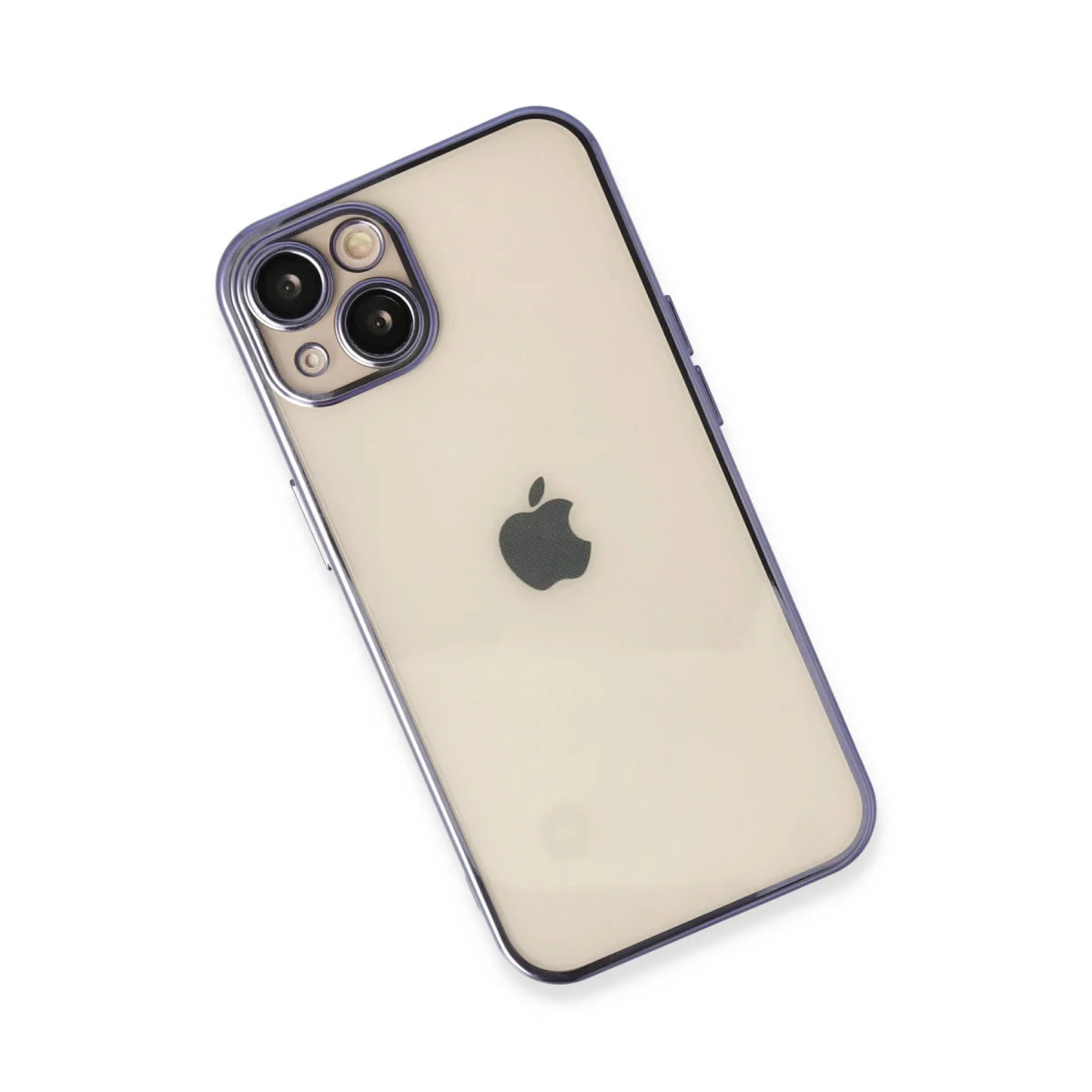 iPhone 13 Kılıf Razer Lensli Silikon - Mor: Estetik Tasarım ve Yüksek Koruma