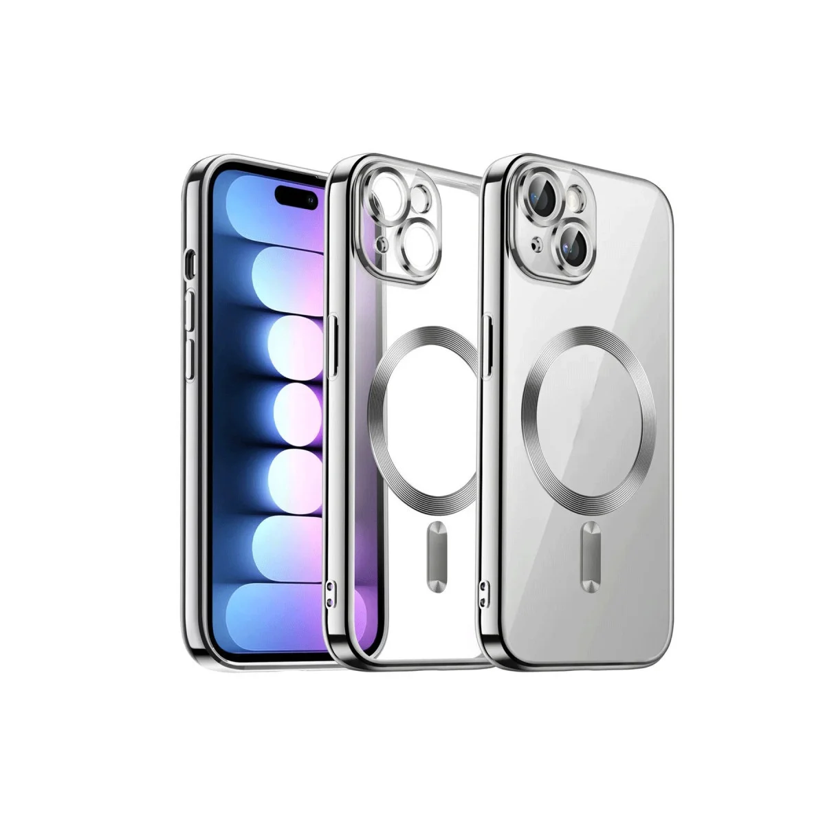 iPhone 13 Kross Magneticsafe Kılıf Gümüş - MagSafe Uyumlu, Çizilmeye Dayanıklı ve Şık Koruma