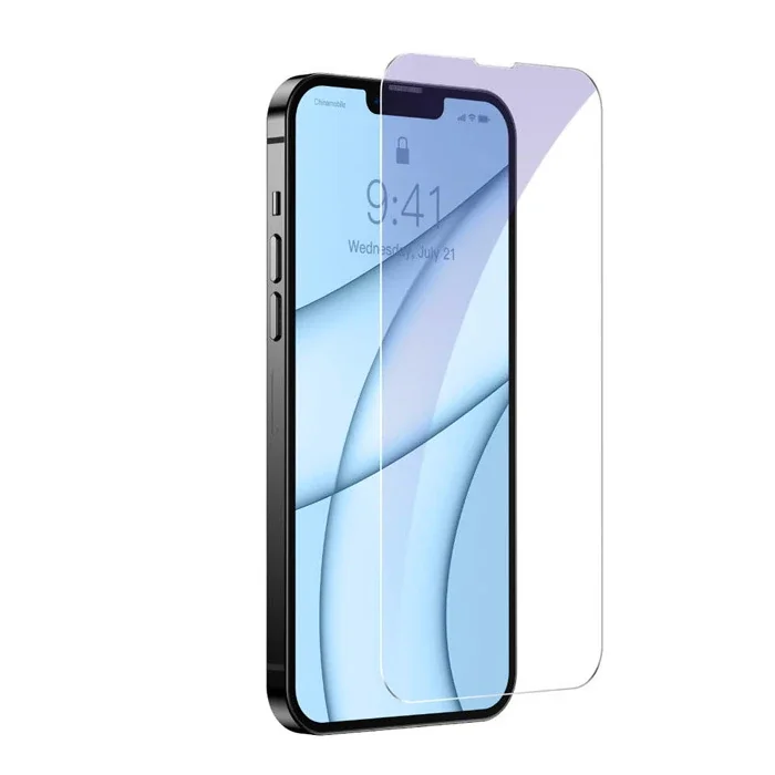 iPhone 13 Mini Full Cam Ekran Koruyucu 2’li Set - Göz Yorgunluğunu Engelleyen 0,3 mm Çizilmez Premium Cam