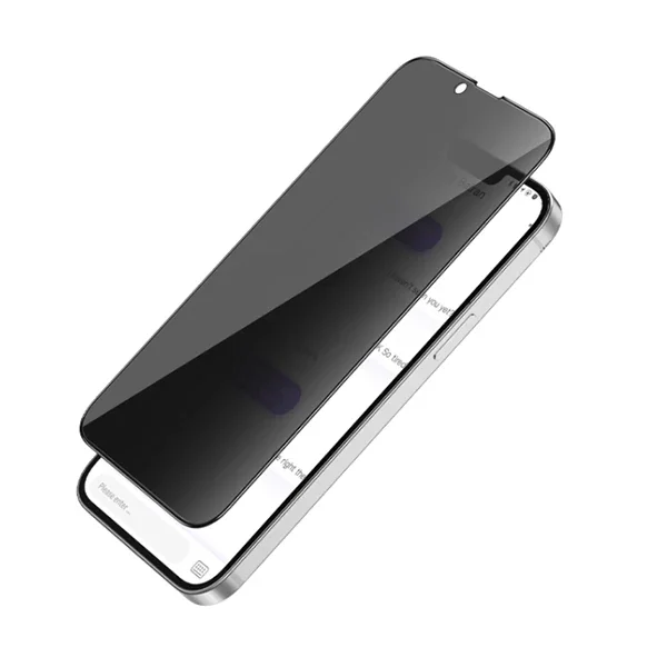 iPhone 13 Mini Gizlilik Camı - Gizlilik & Kırılma Koruması