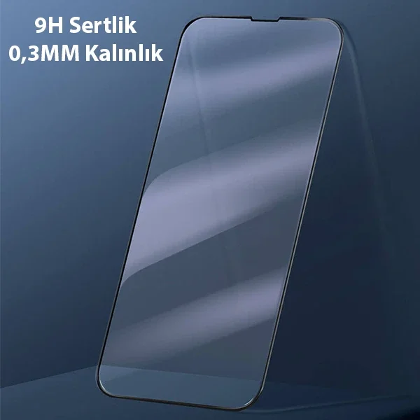 iPhone 13 Mini Kamera Kilidi Camı 2'li Set - Darbe Emici 0.3 mm Full Frame