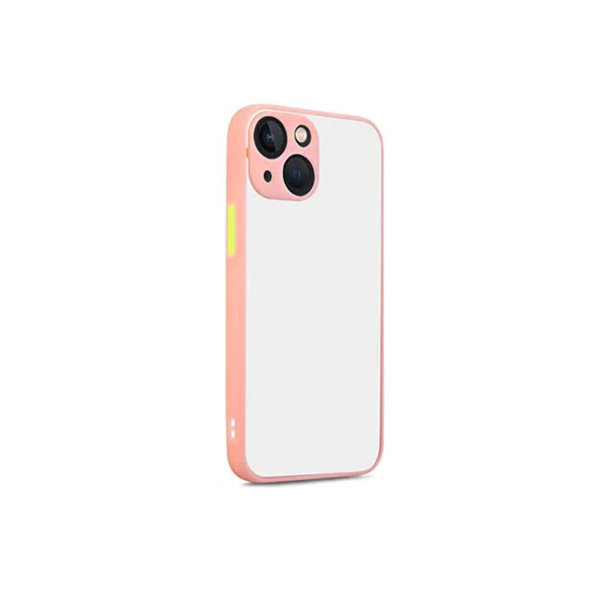 iPhone 13 Montreal Silikon Kılıf - Pembe Renk - Kamera Korumalı ve Darbe Emici