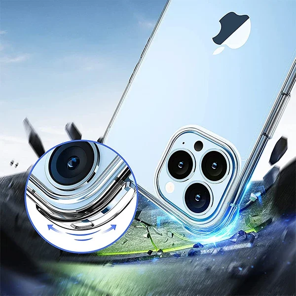 iPhone 13 Pro 6.1'' Silikon Kılıf - Darbe Emici Anti-Drop Shockproof