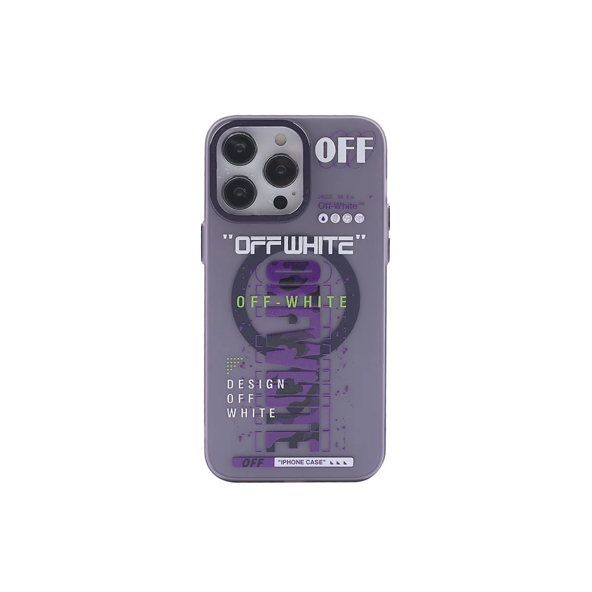 iPhone 13 Pro Apollo Magneticsafe Desenli Kapak - Apollo Mor - Premium Koruması