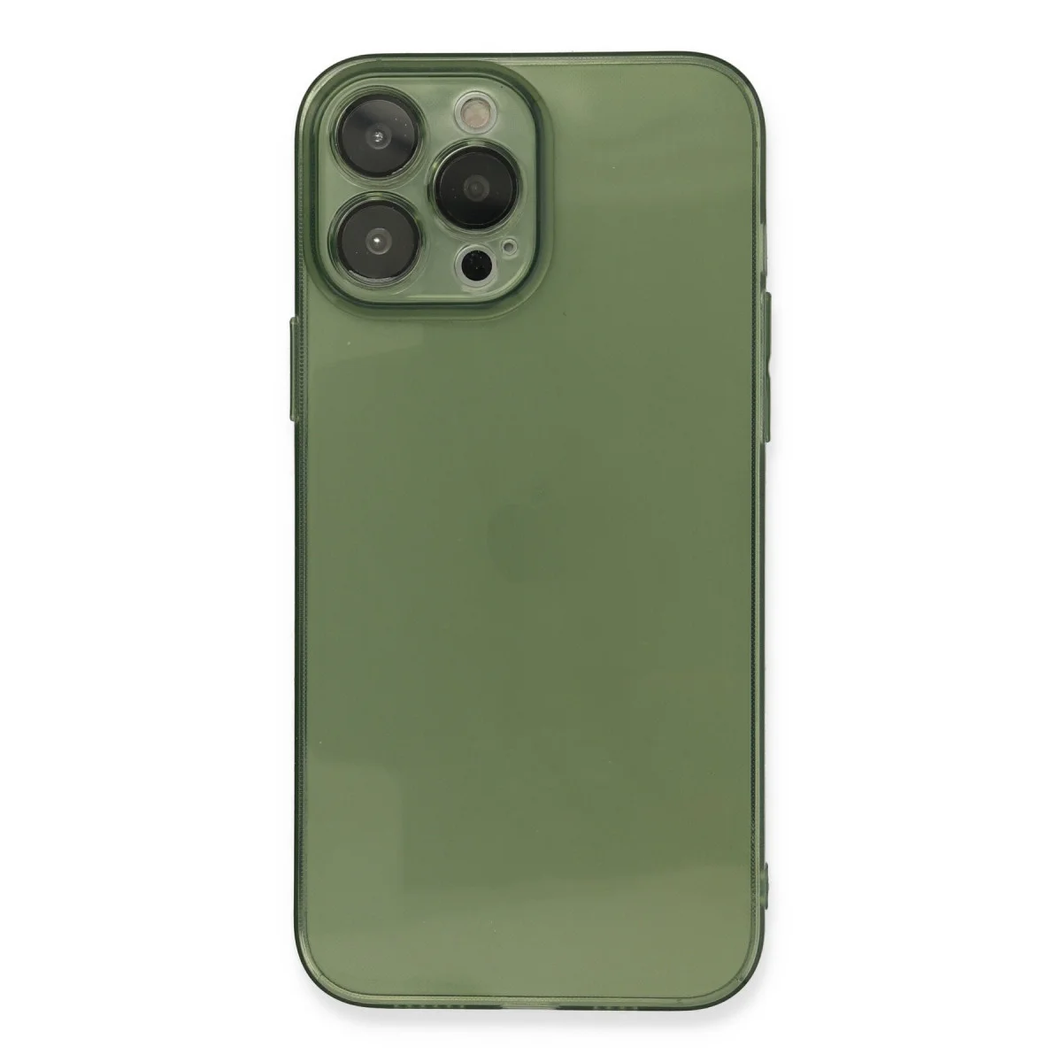 iPhone 13 Pro Fly Lens Silikon Kılıf - Yeşil