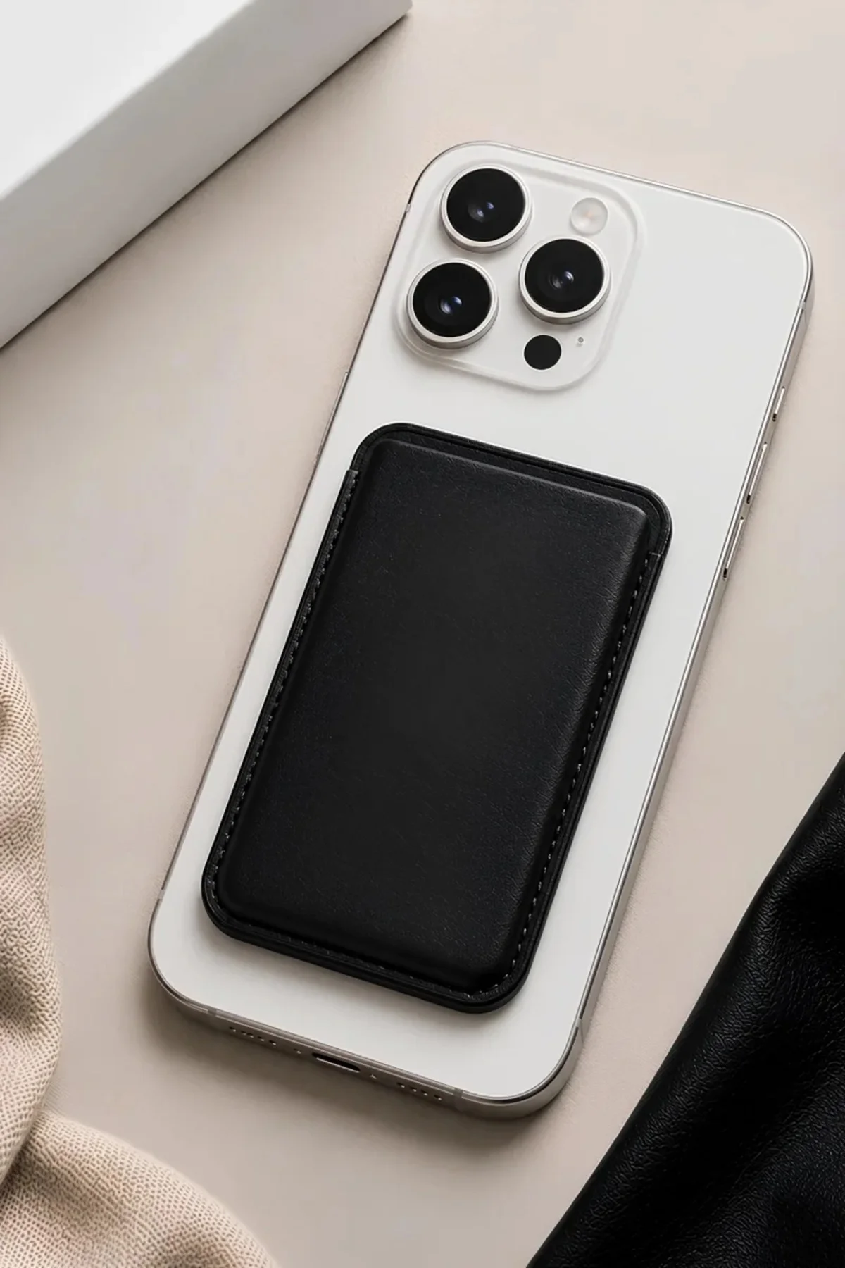 iPhone 13 Pro Heritage Hakiki Deri Cüzdan Magsafe Vintage Kahverengi
