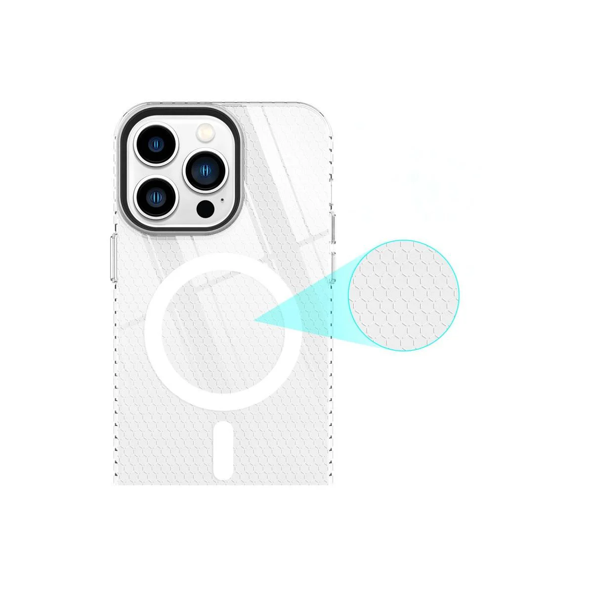 iPhone 13 Pro ile Uyumlu Magneticsafe Silikon Kılıf - Şeffaf | MagSafe Şarj Desteği Fiyatı, Yorumları ve Özellikleri