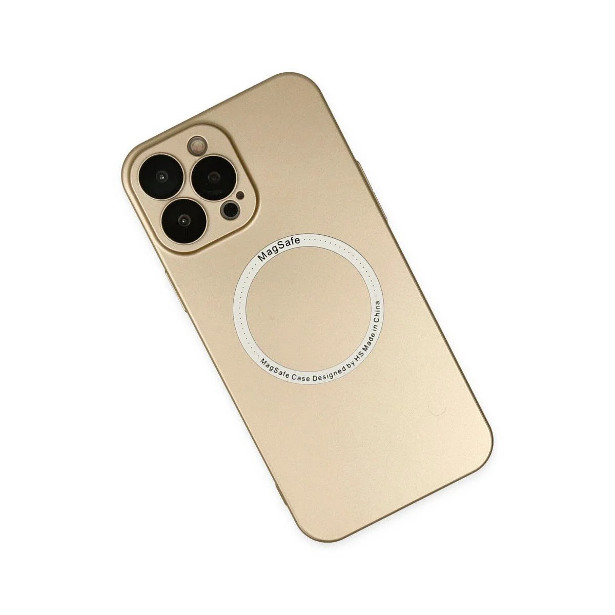 iPhone 13 Pro ile Uyumlu Magneticsafe Lens Silikon Kılıf - Gold Fiyatı, Yorumları ve Özellikleri