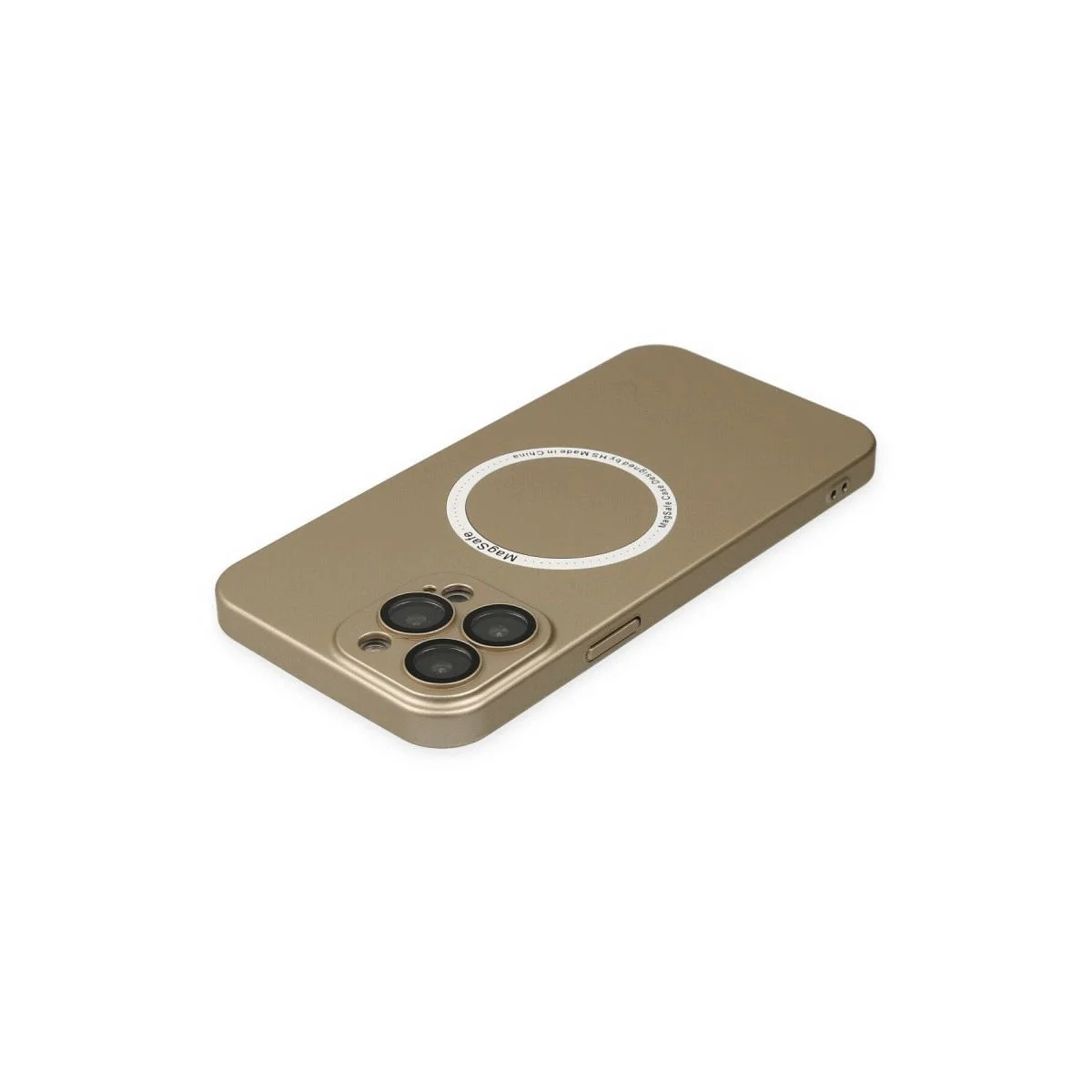 iPhone 13 Pro ile Uyumlu Magneticsafe Lens Silikon Kılıf - Gold Fiyatı, Yorumları ve Özellikleri