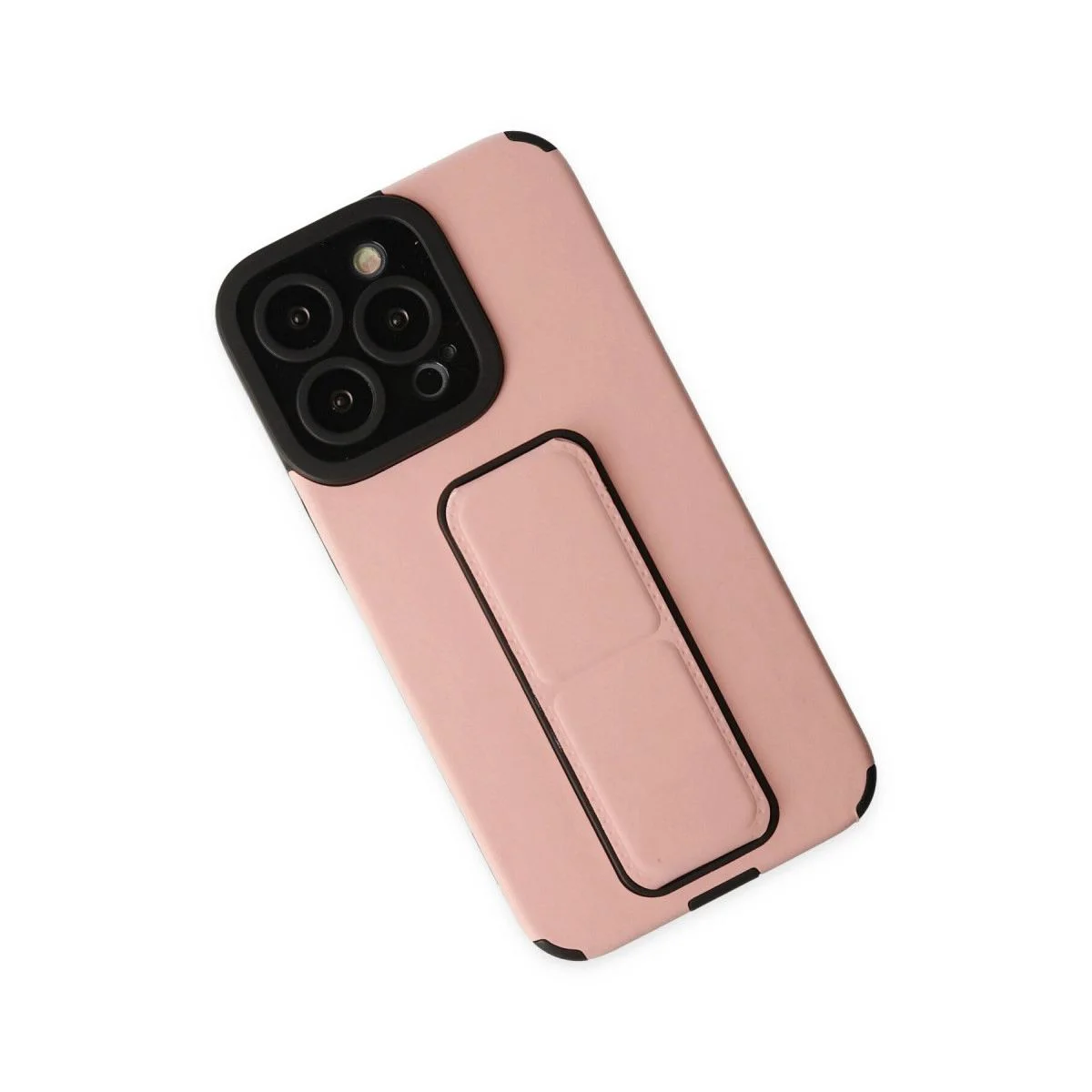 iPhone 13 Pro ile Uyumlu Mega Standlı Silikon Kılıf - Pudra Fiyatı, Yorumları ve Özellikleri