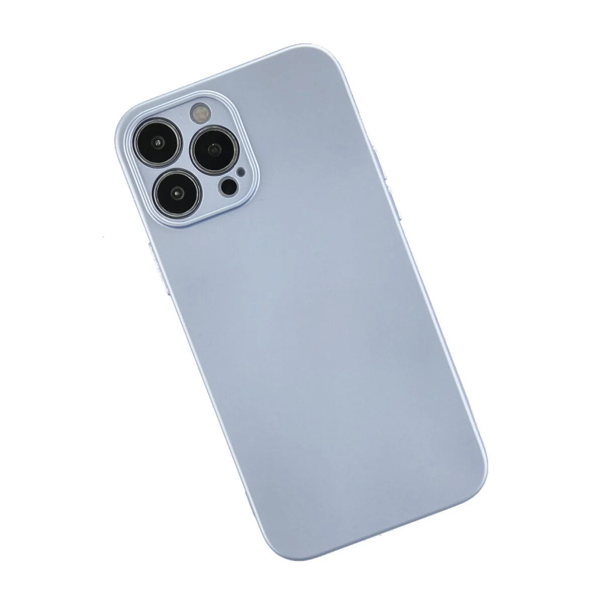 iPhone 13 Pro Kadife Silikon Kılıf Sky Blue - Nano İçi Ultra Koruma
