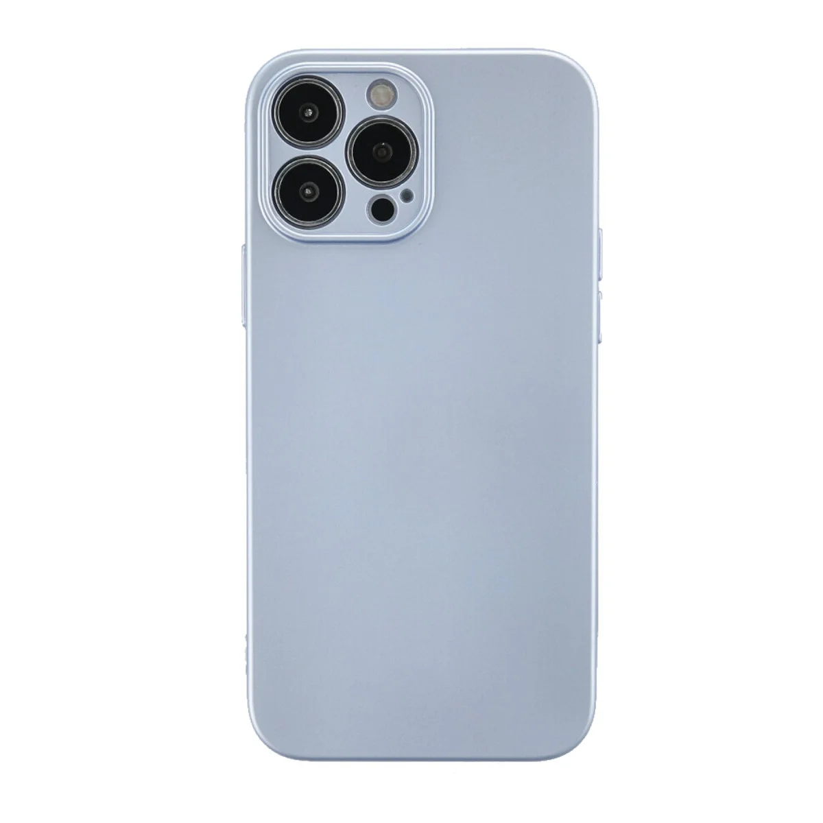iPhone 13 Pro Kadife Silikon Kılıf Sky Blue - Nano İçi Ultra Koruma