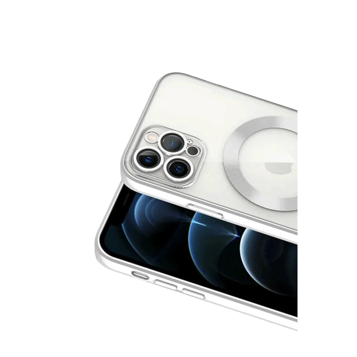 iPhone 13 Pro Kılıf Kross Magneticsafe Şeffaf Gümüş Kapak - Soft, 360° Koruma ve MagSafe Uyumlu Fiyatı, Yorumları ve Özellikleri