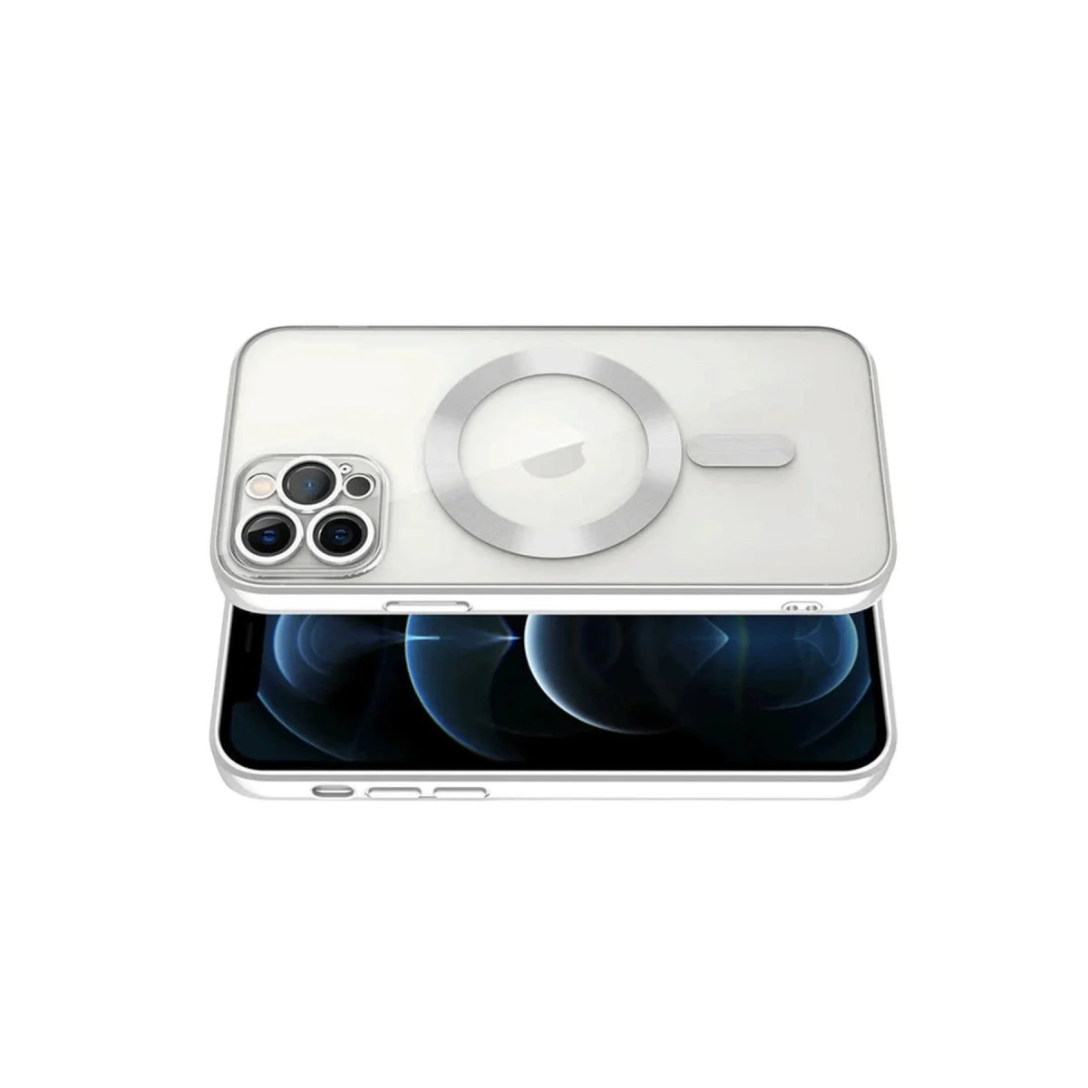 iPhone 13 Pro Kılıf Kross Magneticsafe Şeffaf Gümüş Kapak - Soft, 360° Koruma ve MagSafe Uyumlu Fiyatı, Yorumları ve Özellikleri