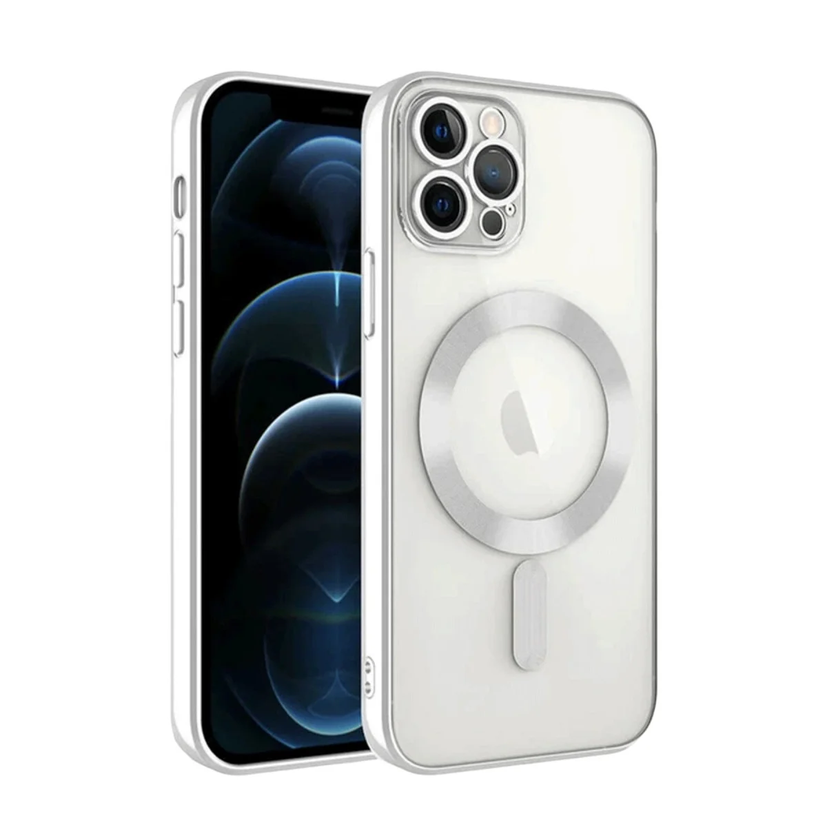 iPhone 13 Pro Kılıf Kross Magneticsafe Şeffaf Gümüş Kapak - Soft, 360° Koruma ve MagSafe Uyumlu Fiyatı, Yorumları ve Özellikleri