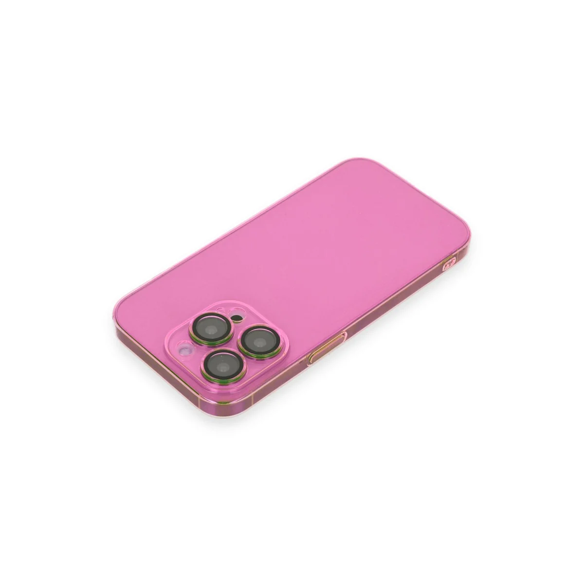 iPhone 13 Pro Kılıf Armada Lensli Kapak - Pembe | Kamera Korumalı Şık Tasarım