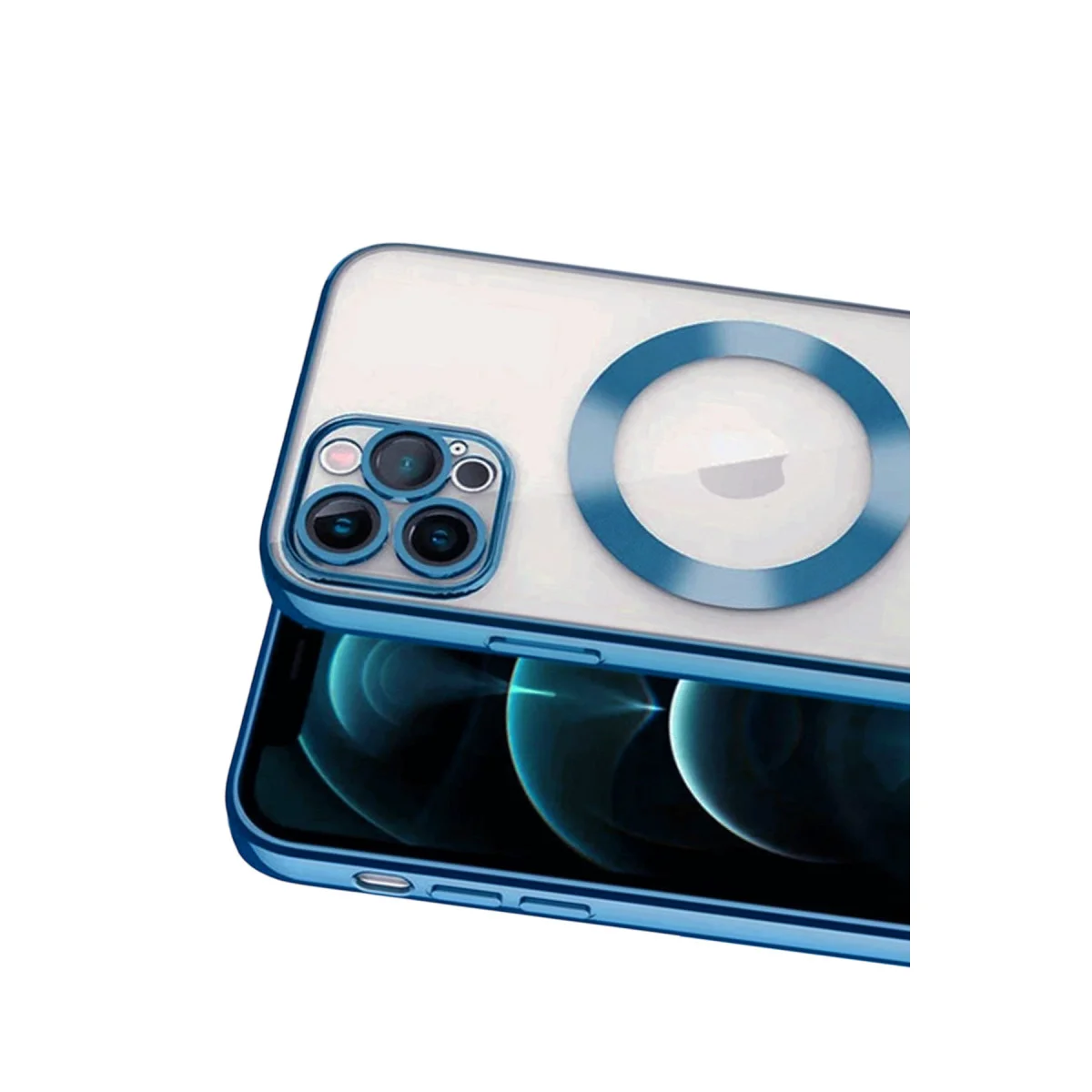 iPhone 13 Pro Kross Magneticsafe Siyah Kapak - Ultra Şeffaf ve MagSafe Uyumlu