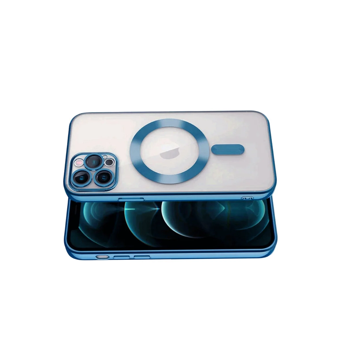 iPhone 13 Pro Kross Magneticsafe Siyah Kapak - Ultra Şeffaf ve MagSafe Uyumlu