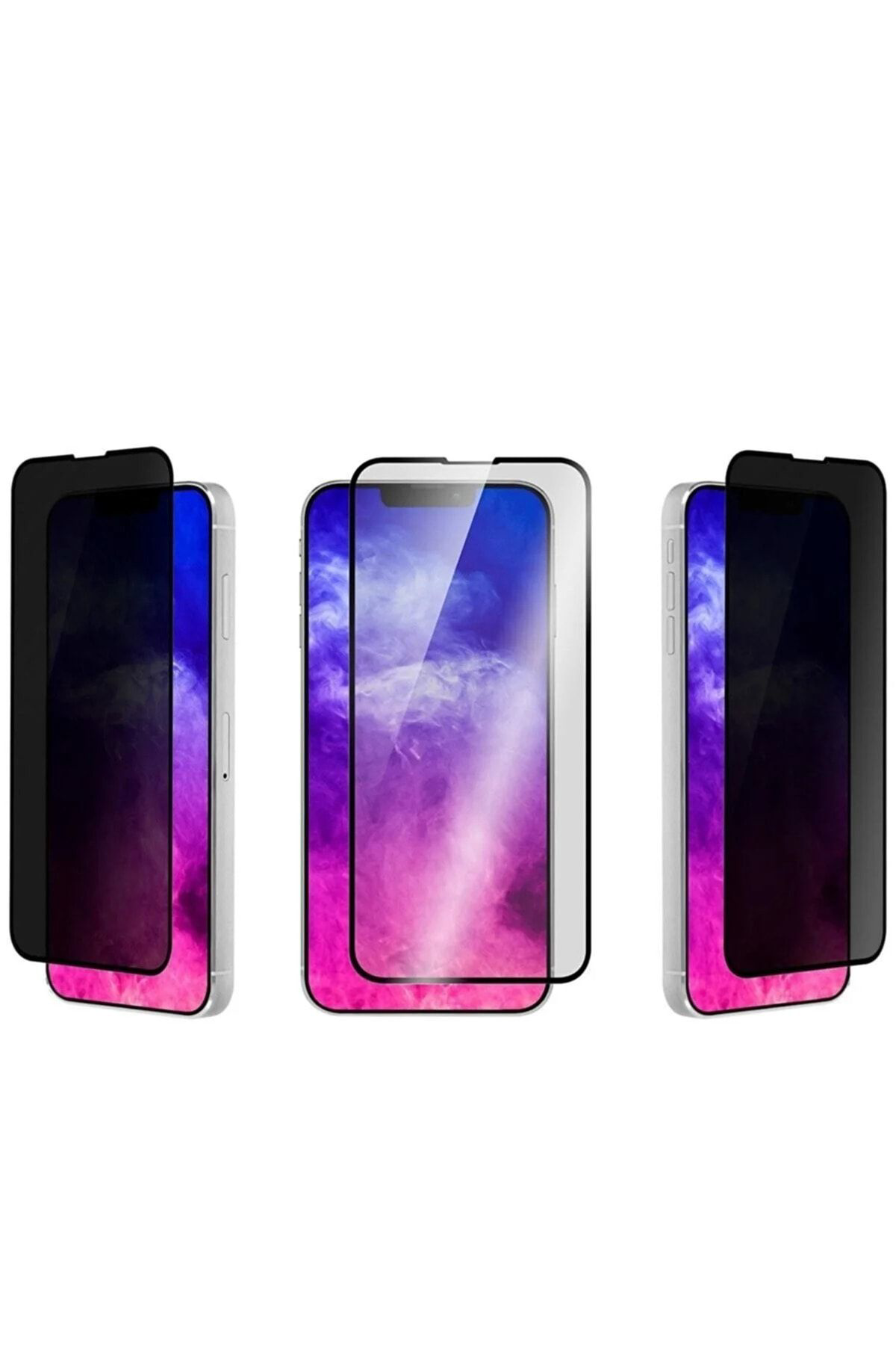 Iphone 13 Pro Max Kırılmaz Cam Full Kaplayan Privacy Hayalet Ekra