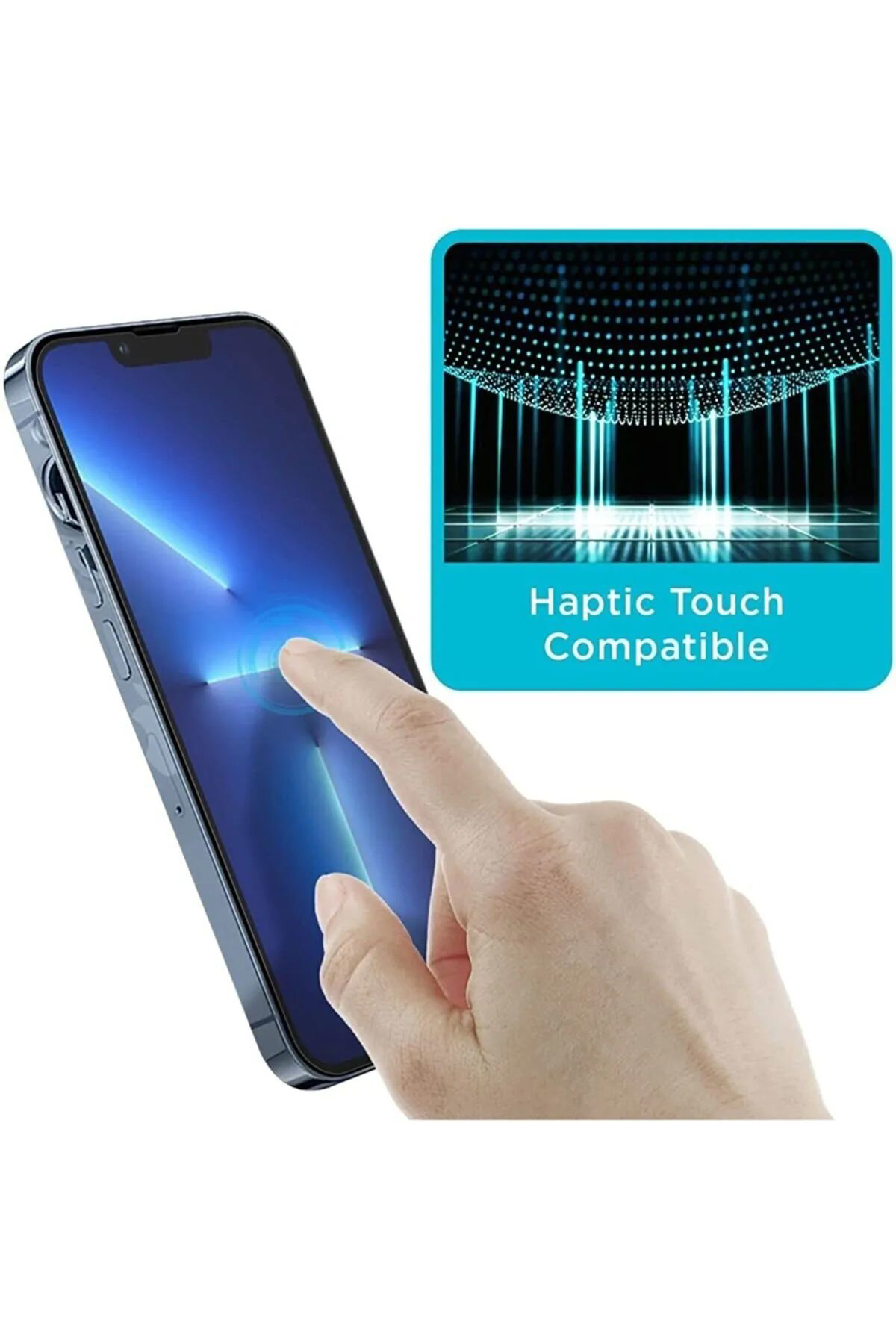 Just Cheap Store İphone 13 Pro Max Uyumlu Premium Ekran Koruyucu 9H Sert Temperli 