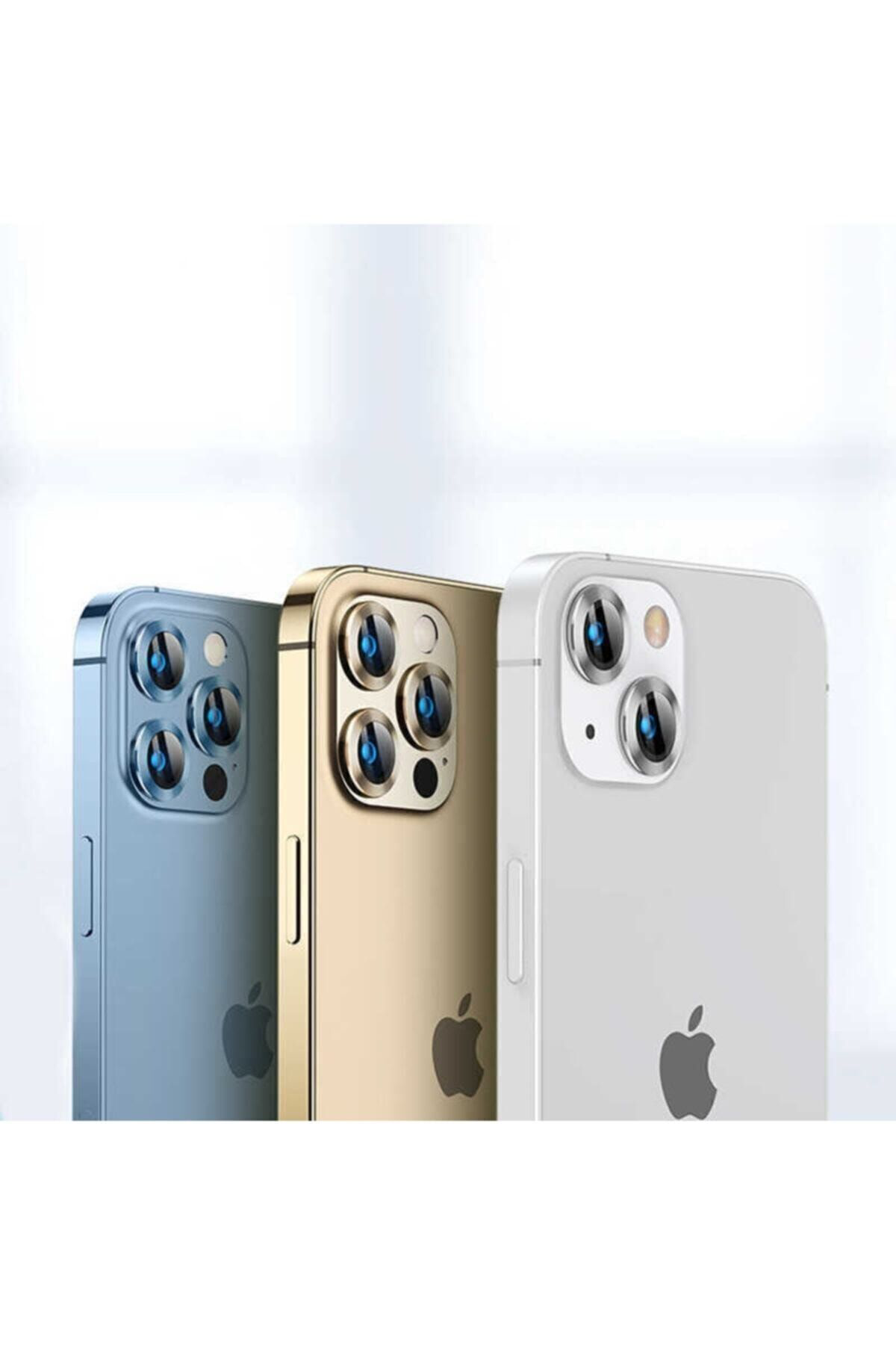 Iphone 13 Pro Max Uyumlu Siyah Kamera Koruyucu Lens