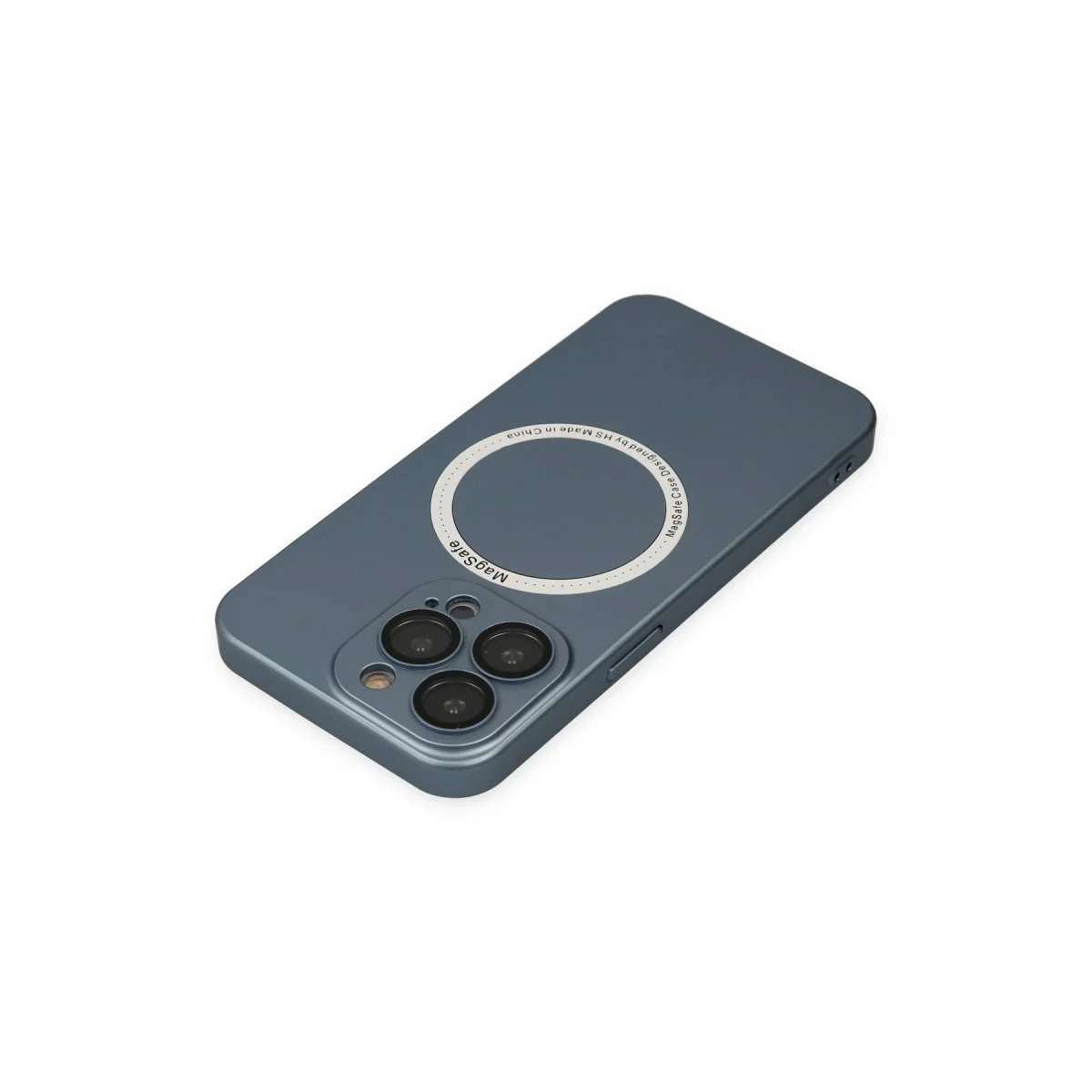 iPhone 13 Pro Magsafe Jack Magneticsafe Lens Silikon Kılıf - Sierra Blue