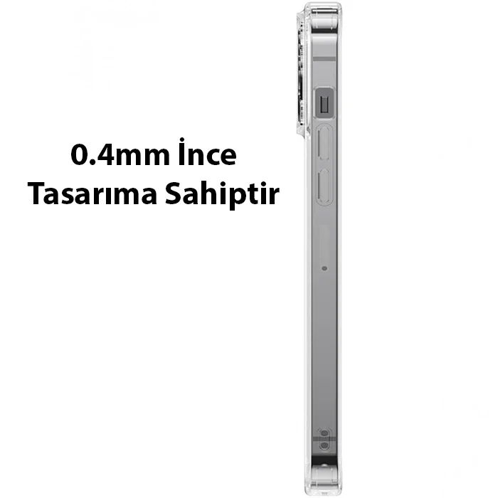 iPhone 13 Pro Max 6.7" Mat Cam Şeffaf Kılıf - Darbeye Dayanıklı & Parmak İzi Tutmayan