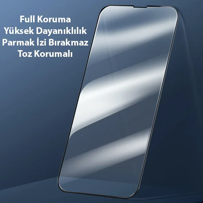 iPhone 13 Pro Max 6.7 0.3mm Ultra İnce Ekran Koruyucu Seti (2 Adet) - Full-glass Cam