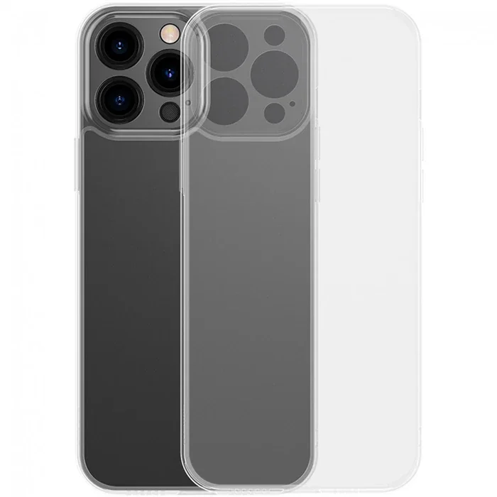 iPhone 13 Pro Max 6.7" Mat Cam Şeffaf Kılıf - Darbeye Dayanıklı & Parmak İzi Tutmayan