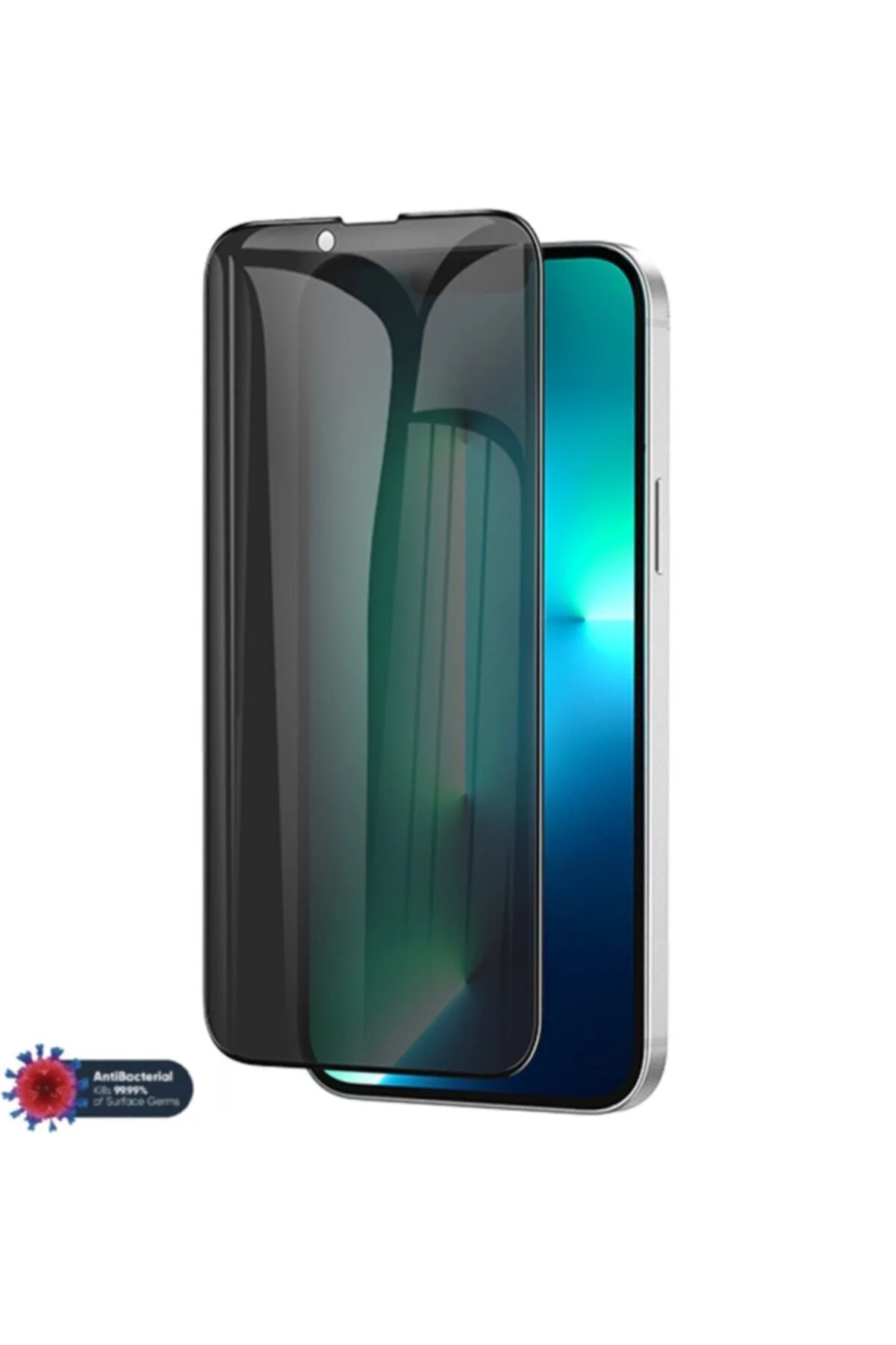 Iphone 13 Pro Max Gizli Hayalet Ekran Koruyucu 2.5D Kavisli