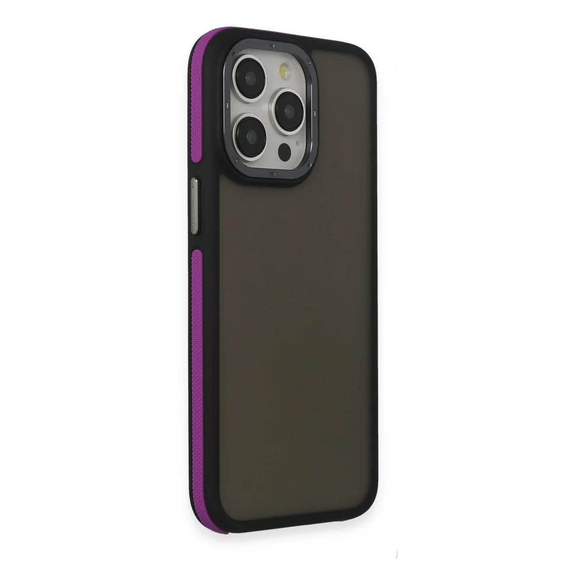 iPhone 13 Pro Max Hard Shell Kapak - Derin Mor