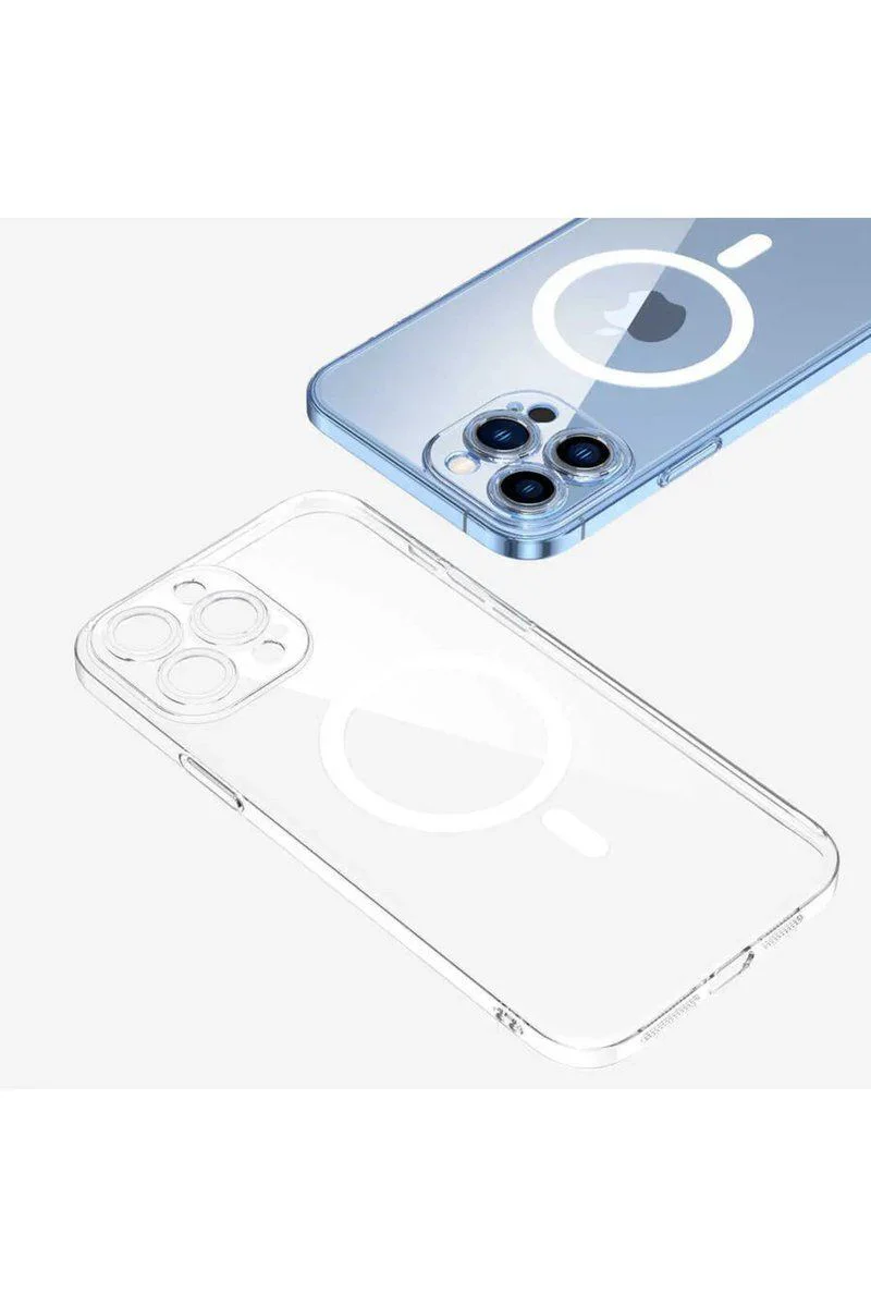 iPhone 13 Pro Max ile Uyumlu Şeffaf Kılıf - MagSafe Destekli Kamera Lens Korumalı Darbe Emici Fiyatı, Yorumları ve Özellikleri
