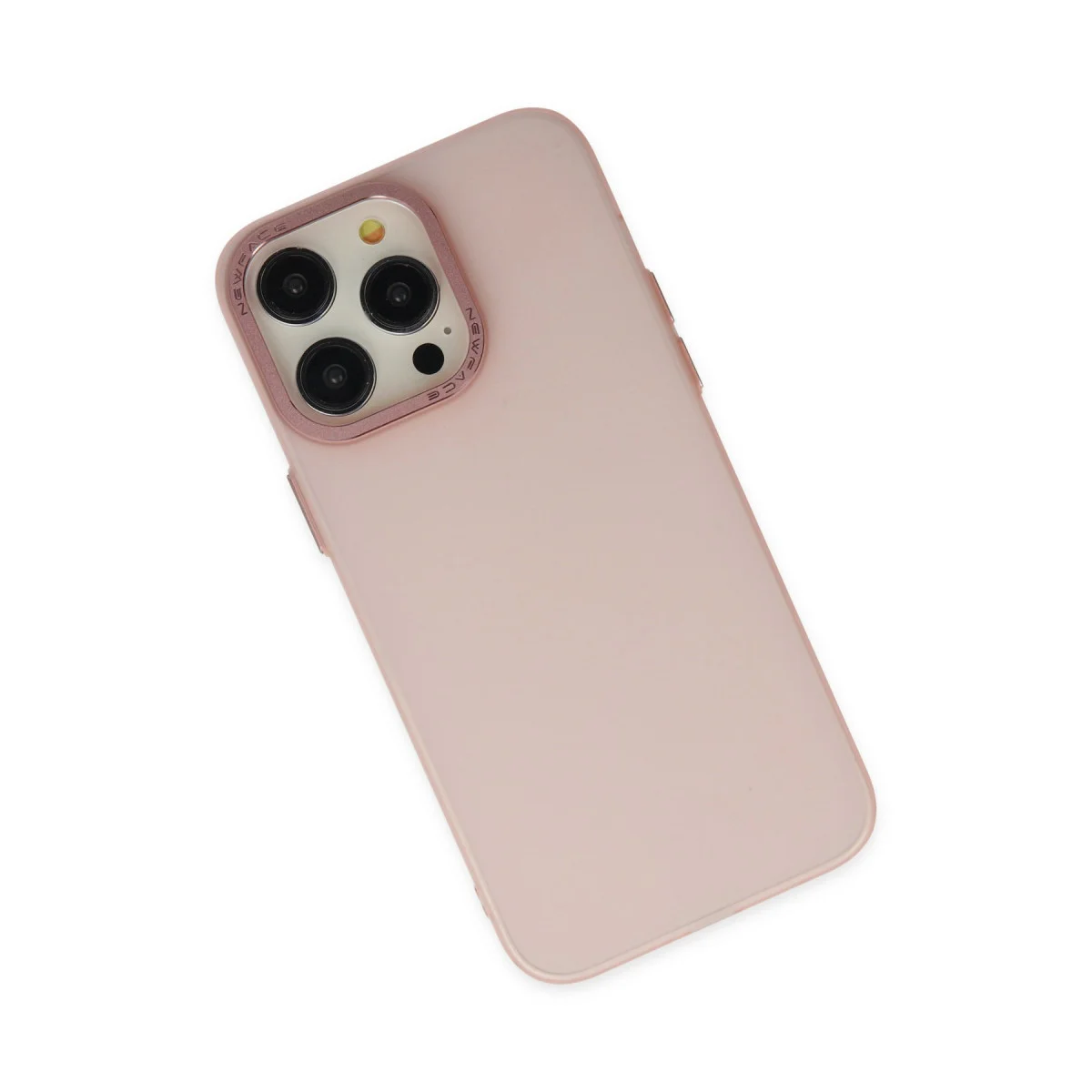 iPhone 13 Pro Max Kılıf Modos Metal Kapak - Pembe | Darbe ve Çizilme Koruması