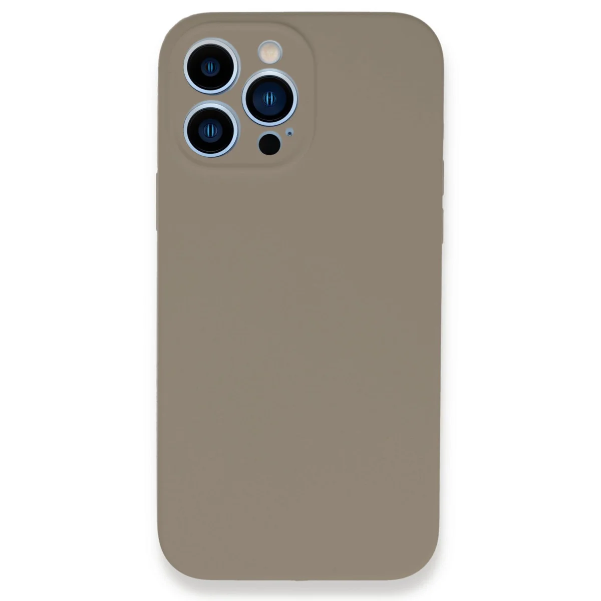 iPhone 13 Pro Max Kılıf Lansman Legant Silikon - Bej | Şok Emici Kadifeli Koruma