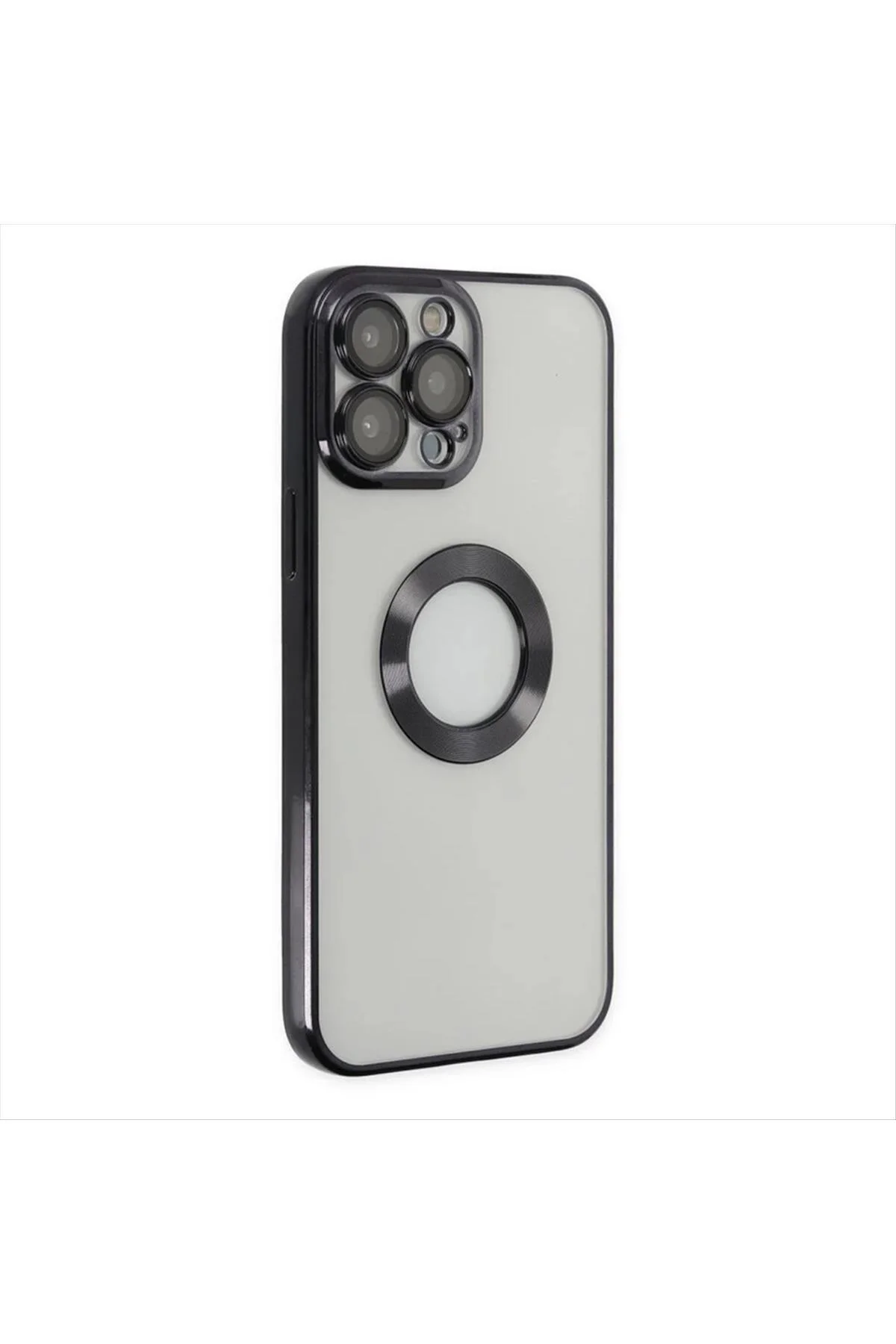 iPhone 13 Pro Max Lensli Lazer Silikon Kılıf (Kamera Korumalı)