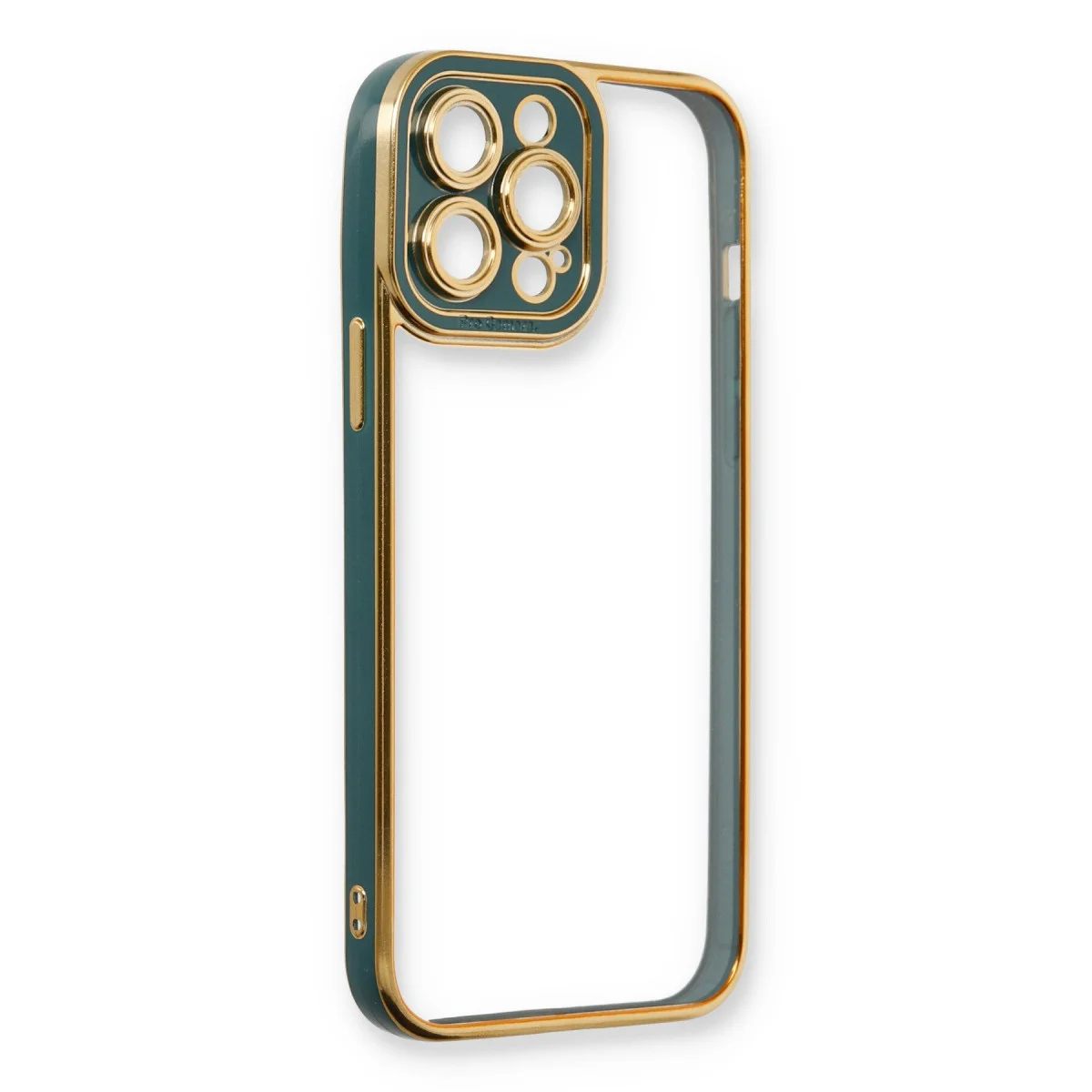 iPhone 13 Pro Max Liva Lens Silikon Kılıf - Yeşil