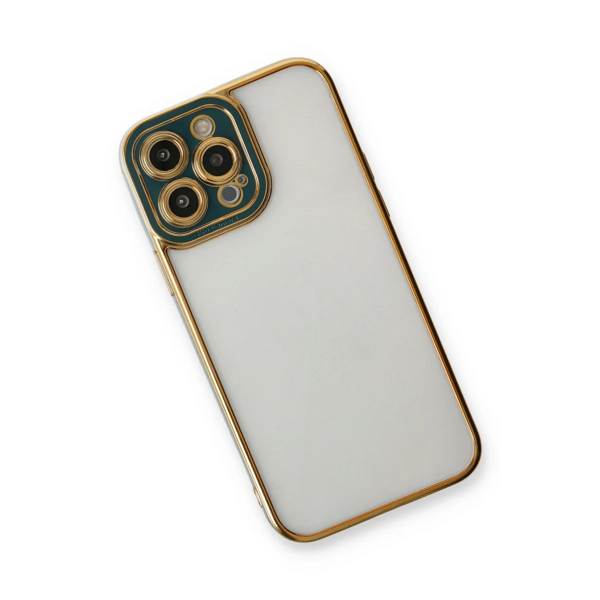 iPhone 13 Pro Max Liva Lens Silikon Kılıf - Yeşil